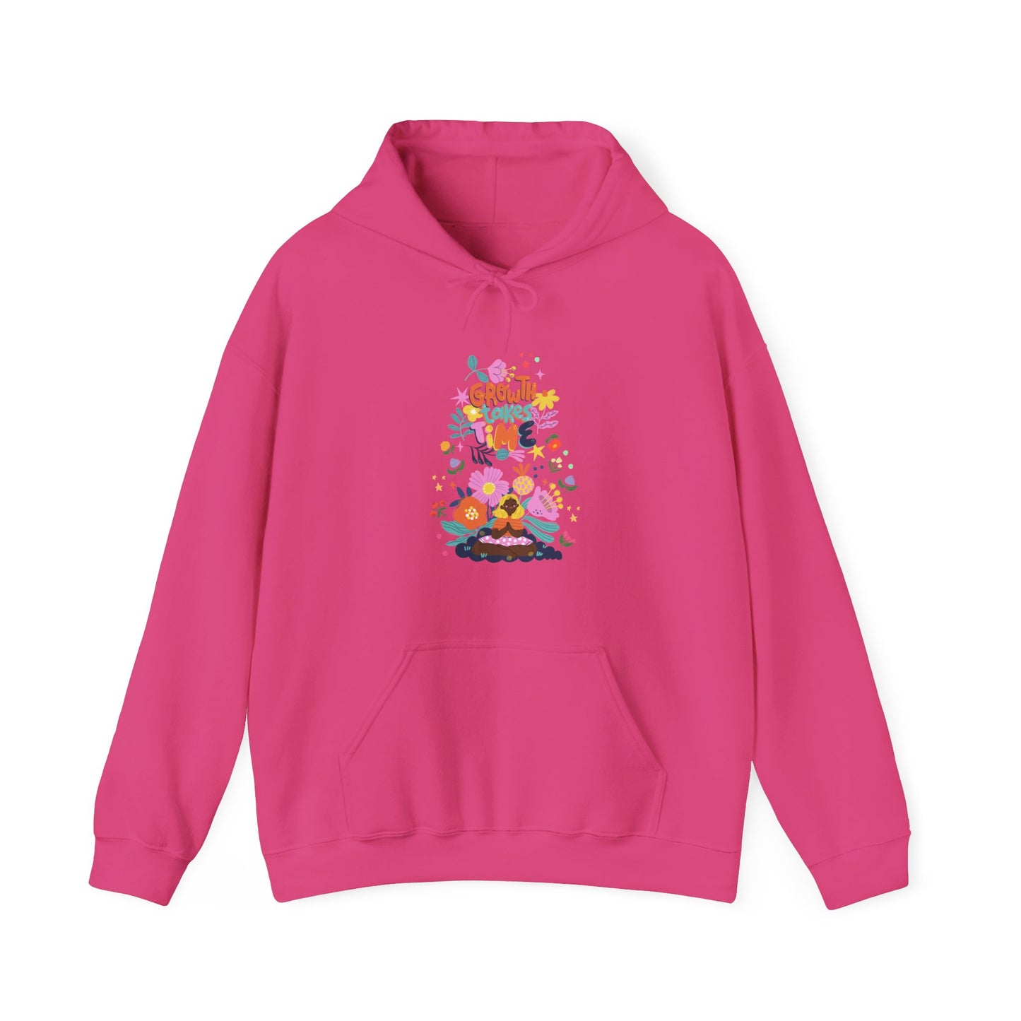 Growth Takes Time Women's Heavy Blend™ Hooded Sweatshirt