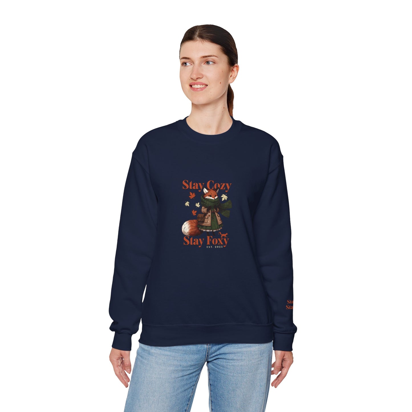 Stay Cozy Stay Foxy Women's Heavy Blend™ Crewneck Sweatshirt