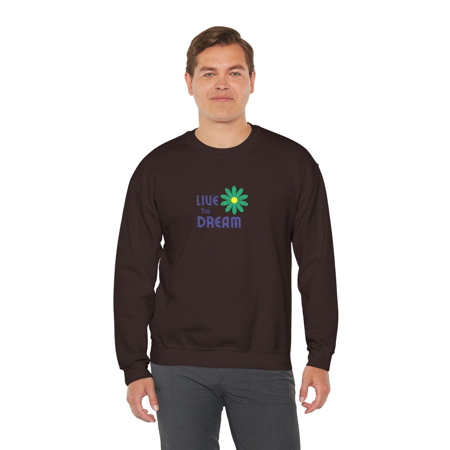 Live The Dream Unisex Heavy Blend™ Crewneck Sweatshirt