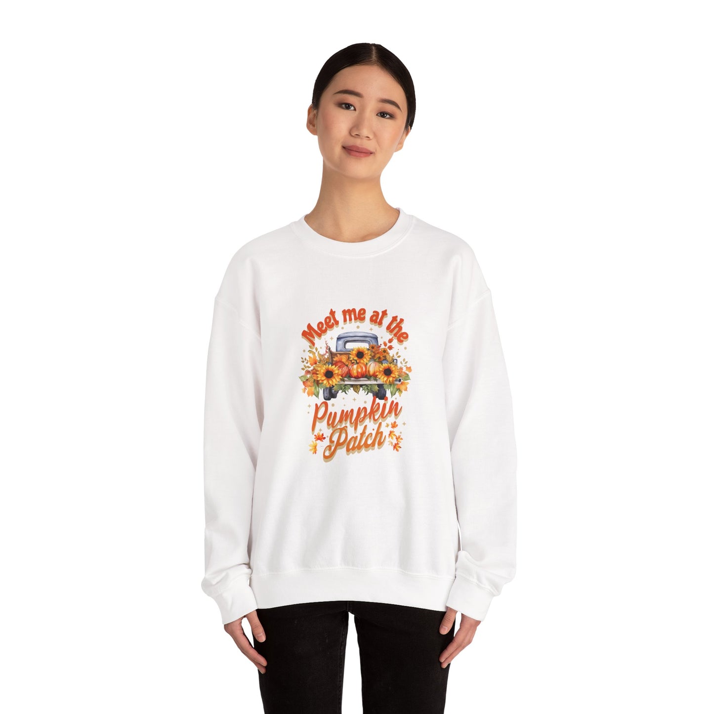 Meet Me At The Pumpkin Patch Unisex Heavy Blend™ Crewneck Sweatshirt
