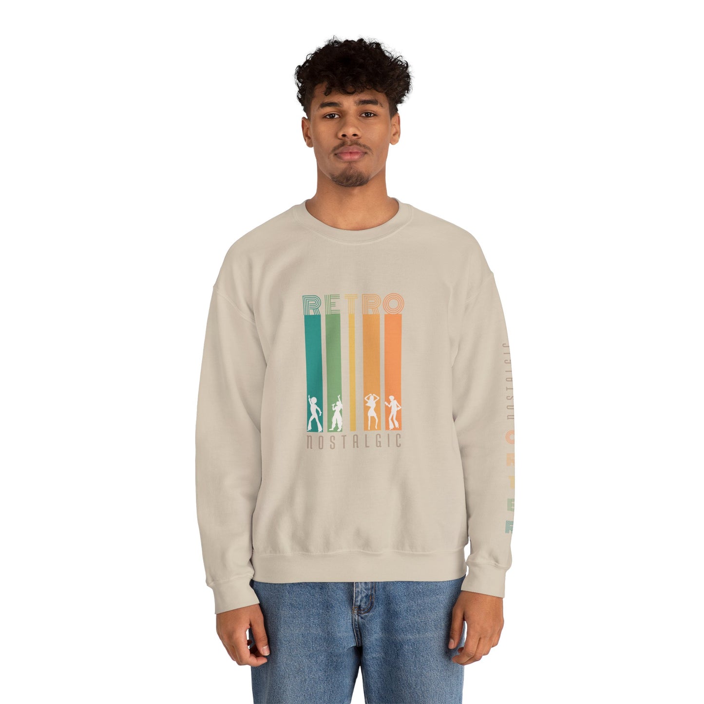 Retro Nostalgic Unisex Heavy Blend™ Crewneck Sweatshirt