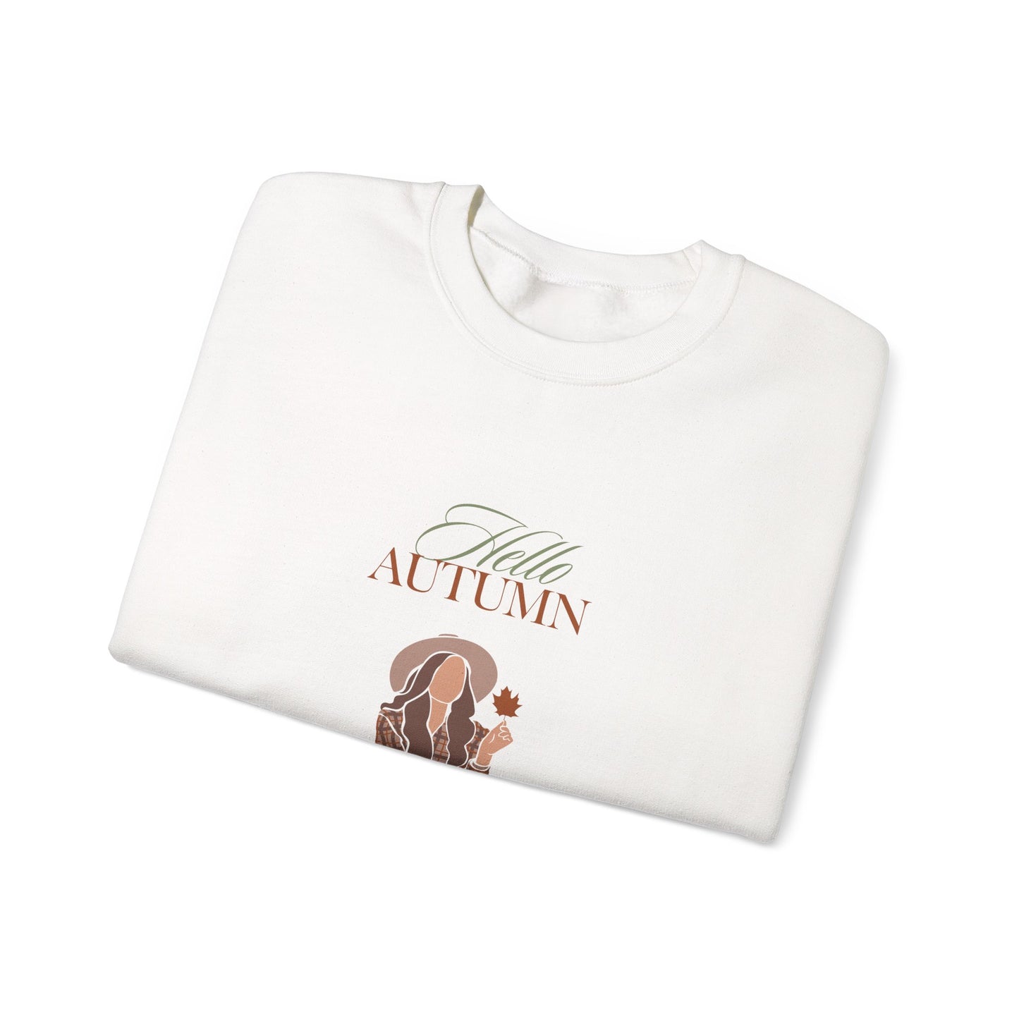 Brown Autumn Women's Heavy Blend™ Crewneck Sweatshirt