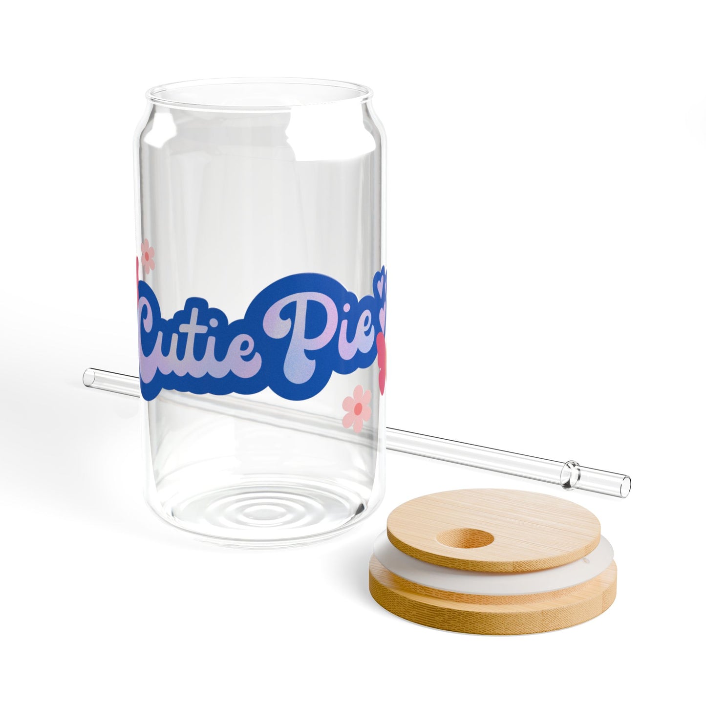 Cutie Pie Sipper Glass, 16oz