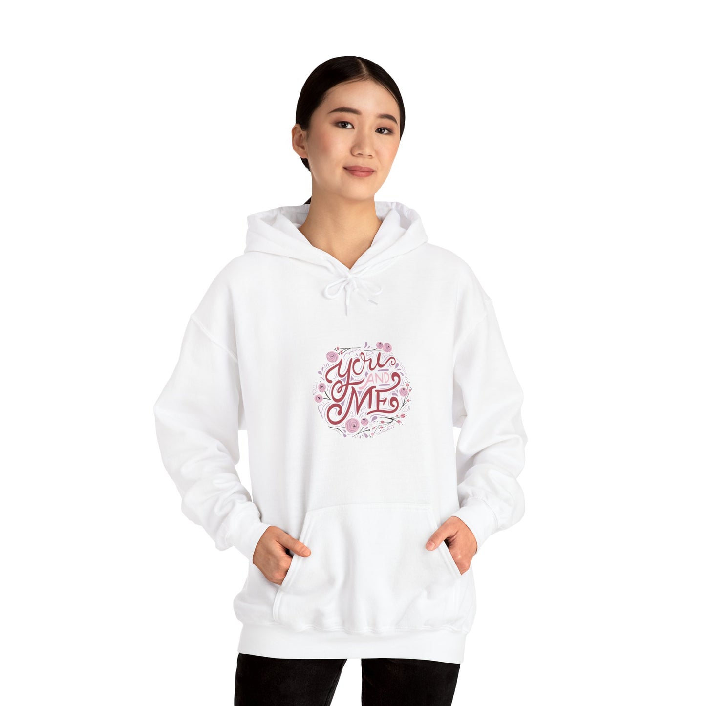 You And Me Women's Heavy Blend™ Hooded Sweatshirt