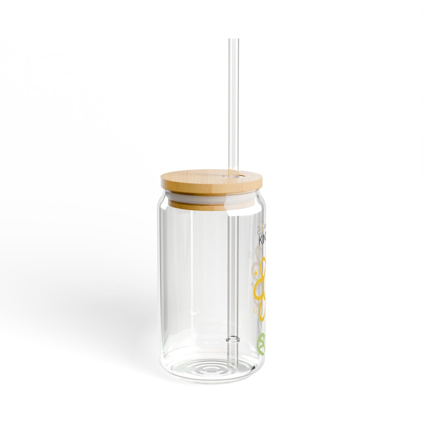 Grow With Kindness Sipper Glass, 16oz