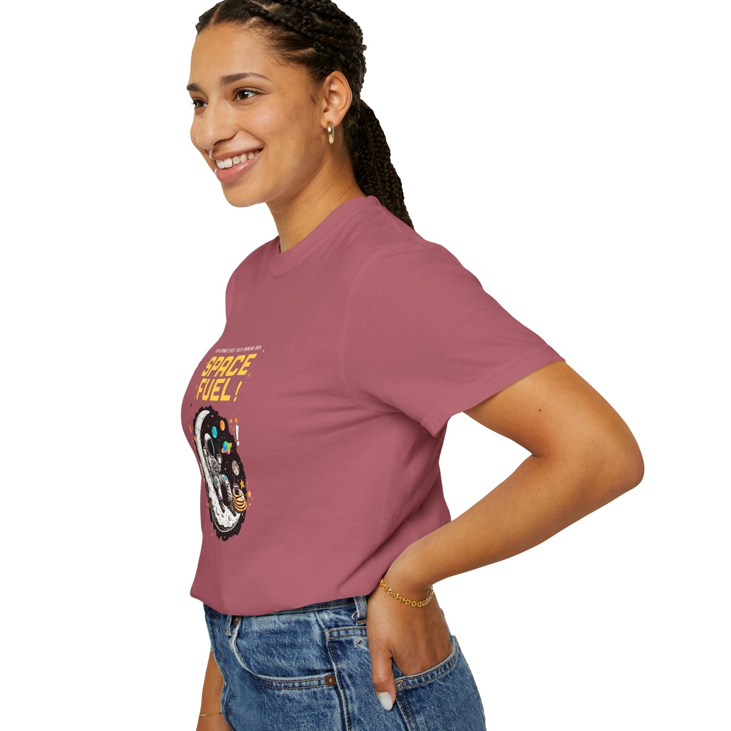 Space Fuel Unisex Garment-Dyed T-shirt