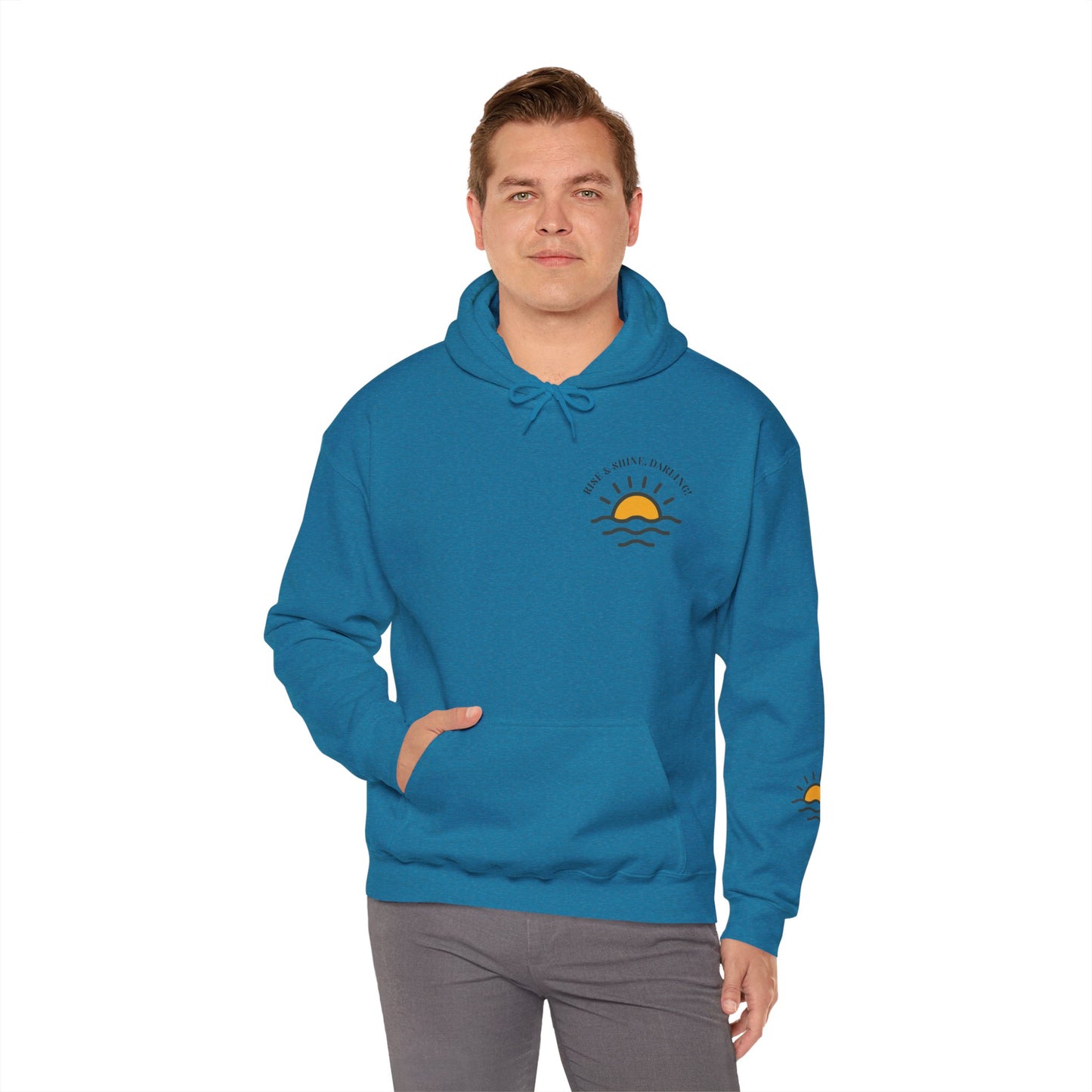 Rise And Shine, Darling! Unisex Heavy Blend™ Hooded Sweatshirt