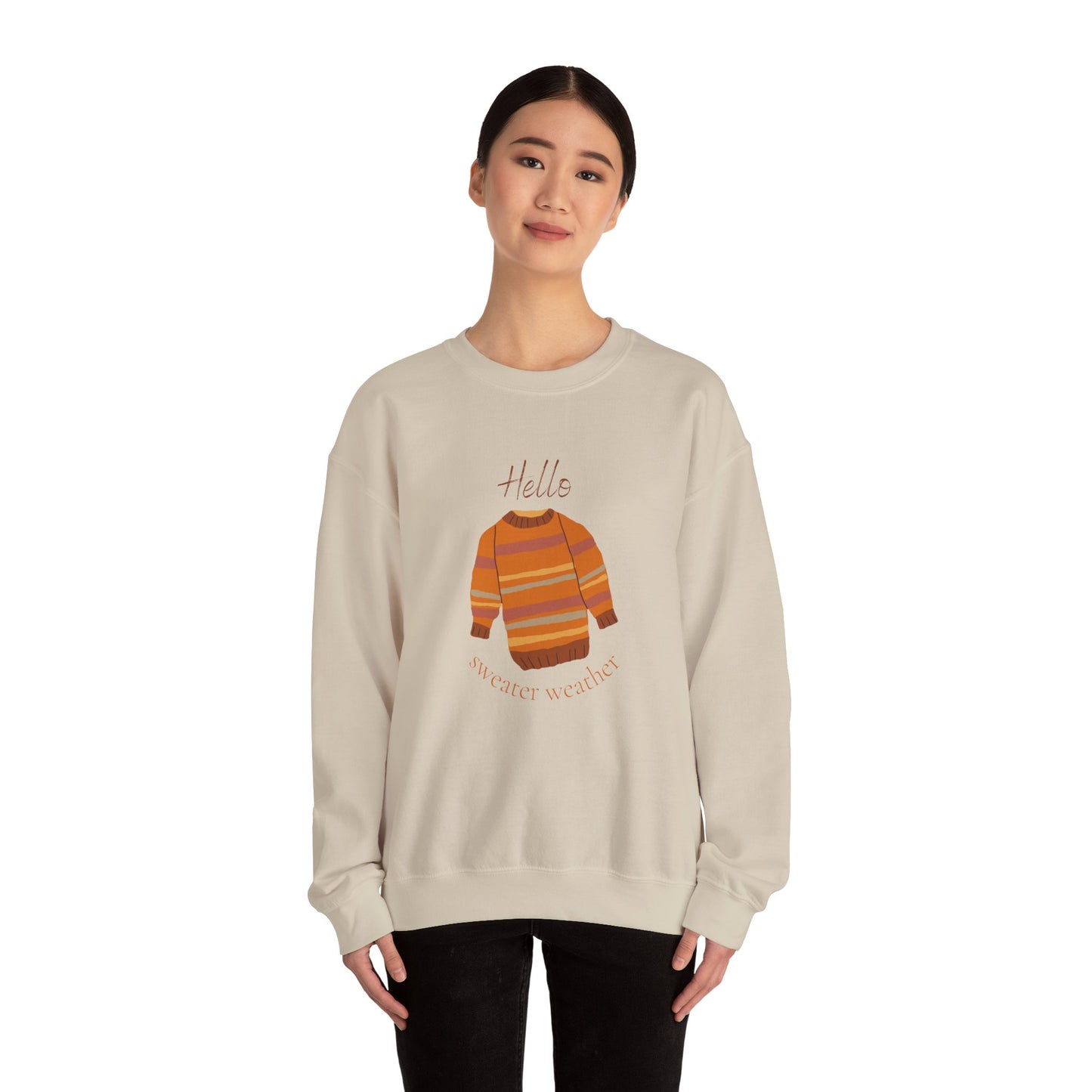 Hello Sweater Weather Unisex Heavy Blend™ Crewneck Sweatshirt