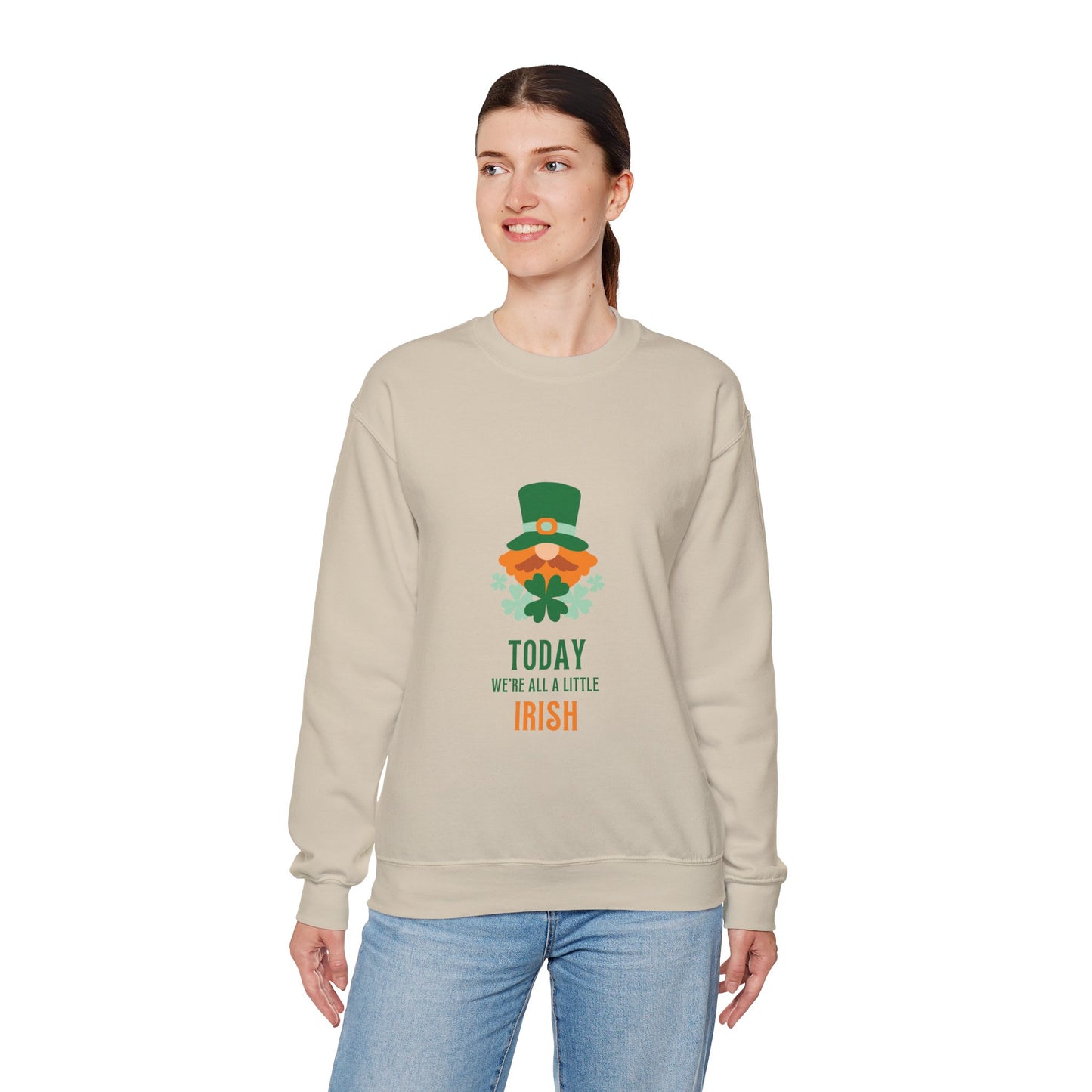 Today We're All A Little Irish Unisex Heavy Blend™ Crewneck Sweatshirt