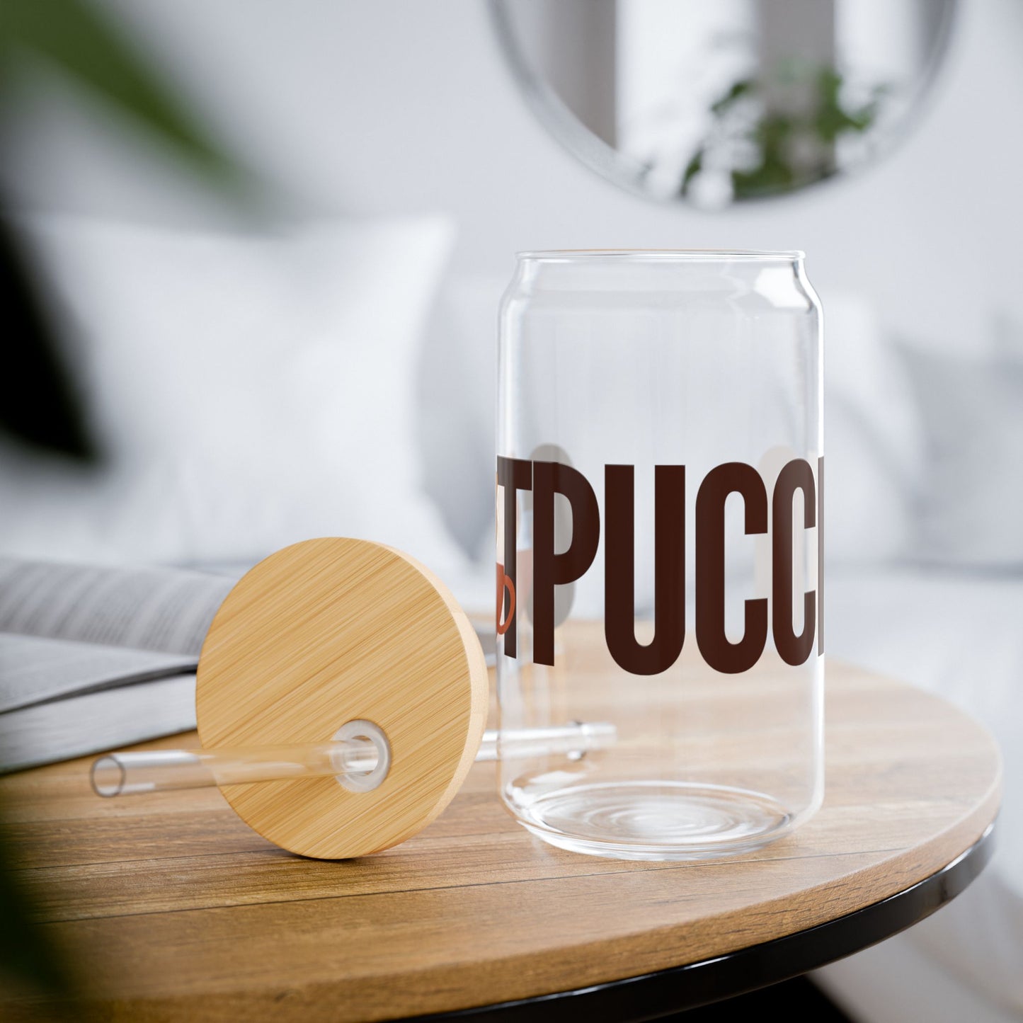 Catupccino Sipper Glass, 16oz