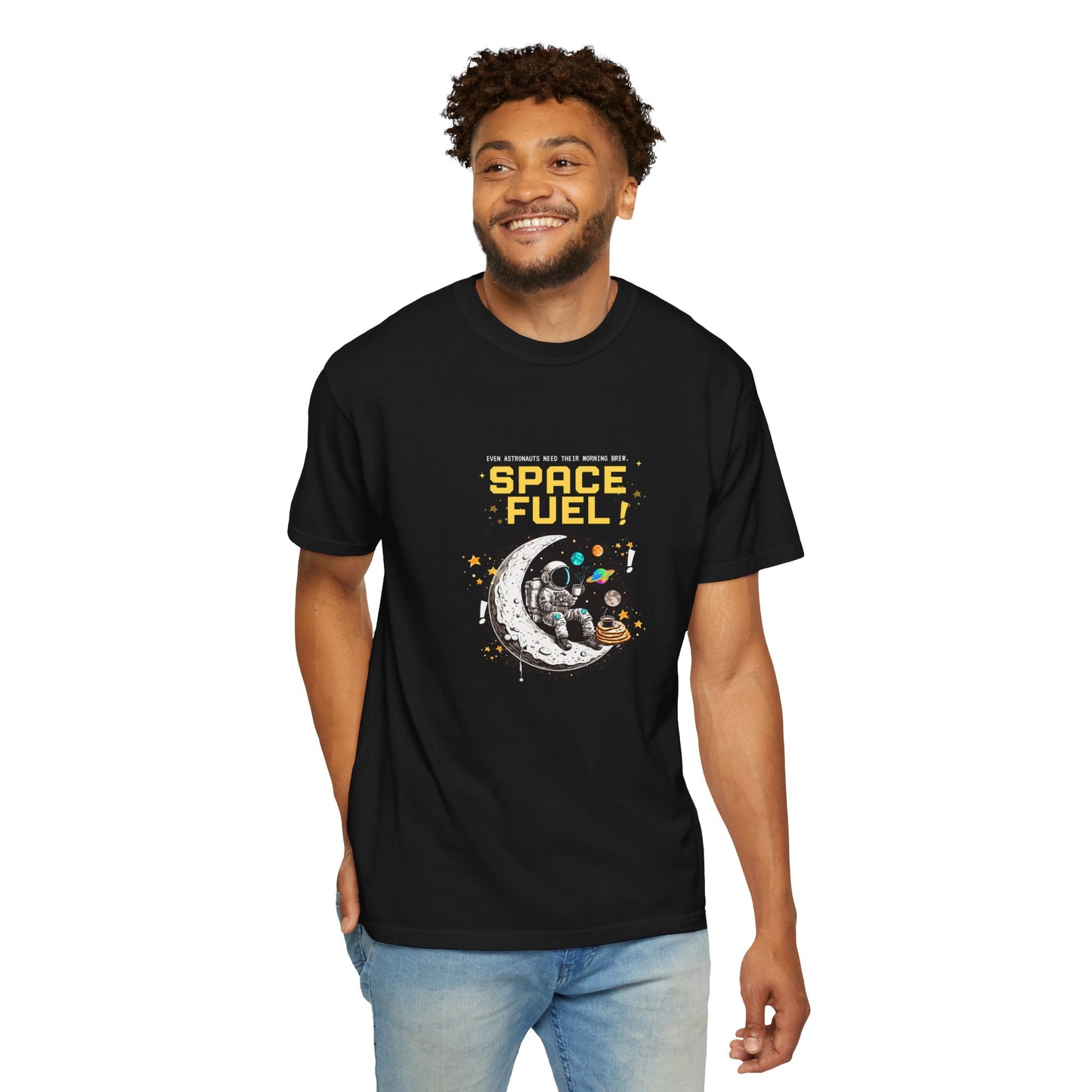 Space Fuel Unisex Garment-Dyed T-shirt