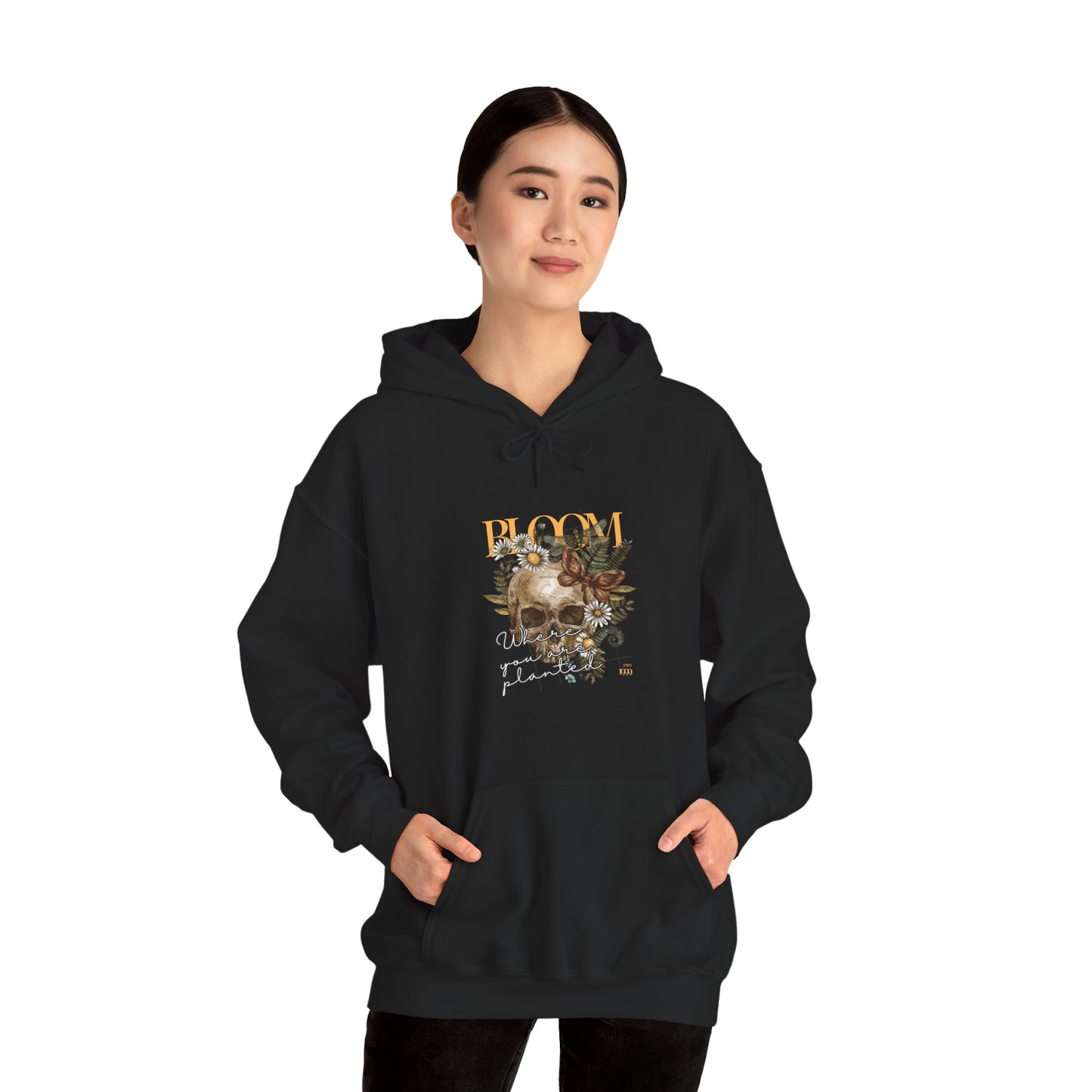 Bloom Where You Are Planted Unisex Heavy Blend™ Hooded Sweatshirt