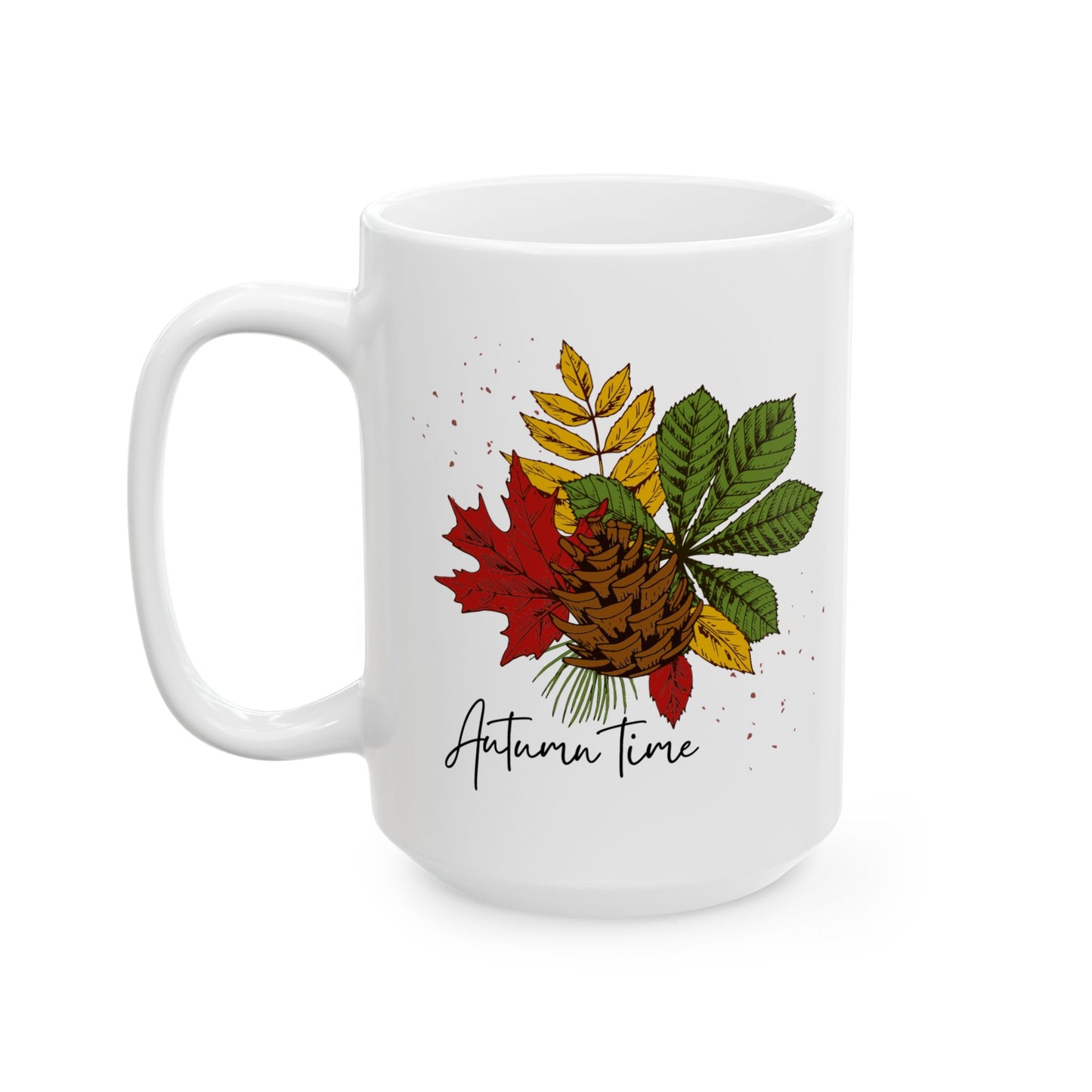Autumn Time Ceramic Mug, (11oz, 15oz)