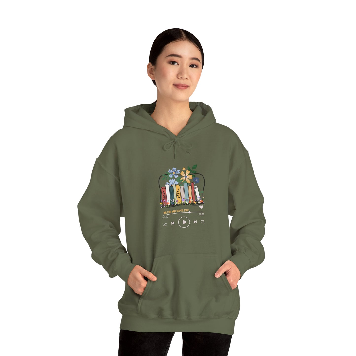Only One More Chapter To Go Unisex Heavy Blend™ Hooded Sweatshirt
