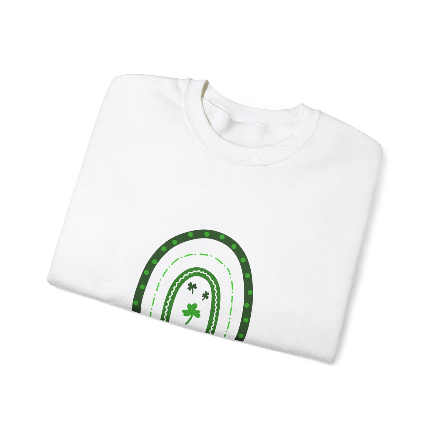 Rainbow Happy St. Patrick's Day Unisex Heavy Blend™ Crewneck Sweatshirt