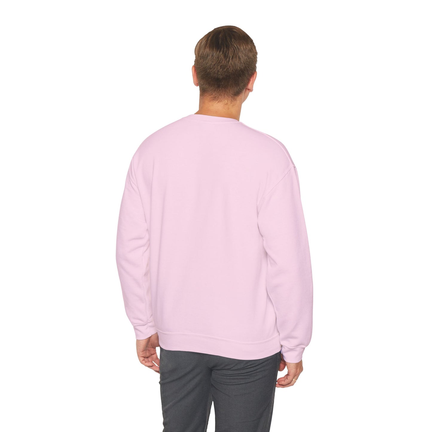 Peace Love America Unisex Heavy Blend™ Crewneck Sweatshirt (Embroidery Decoration)