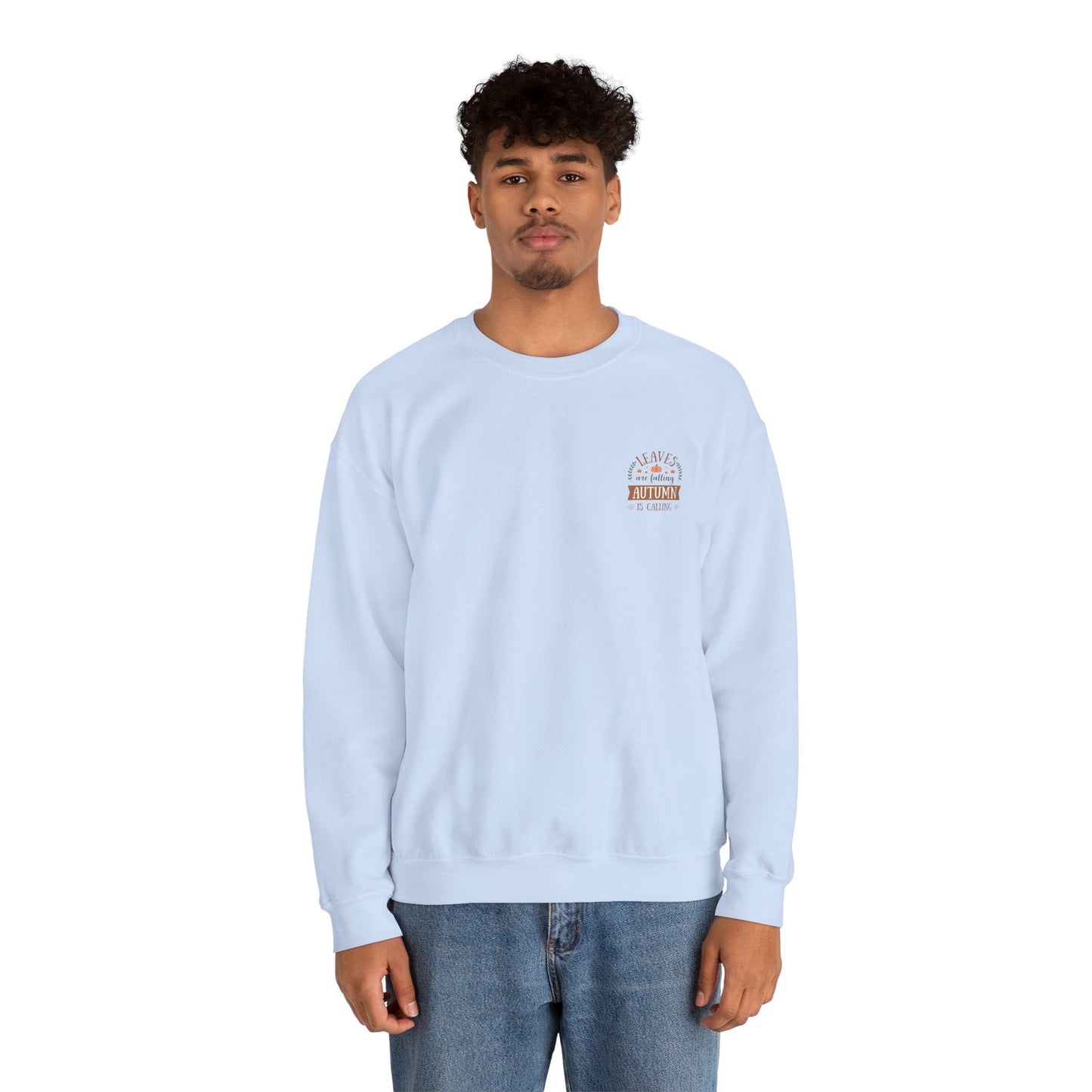 Leaves Are Falling Autumn Is Calling Unisex Heavy Blend™ Crewneck Sweatshirt