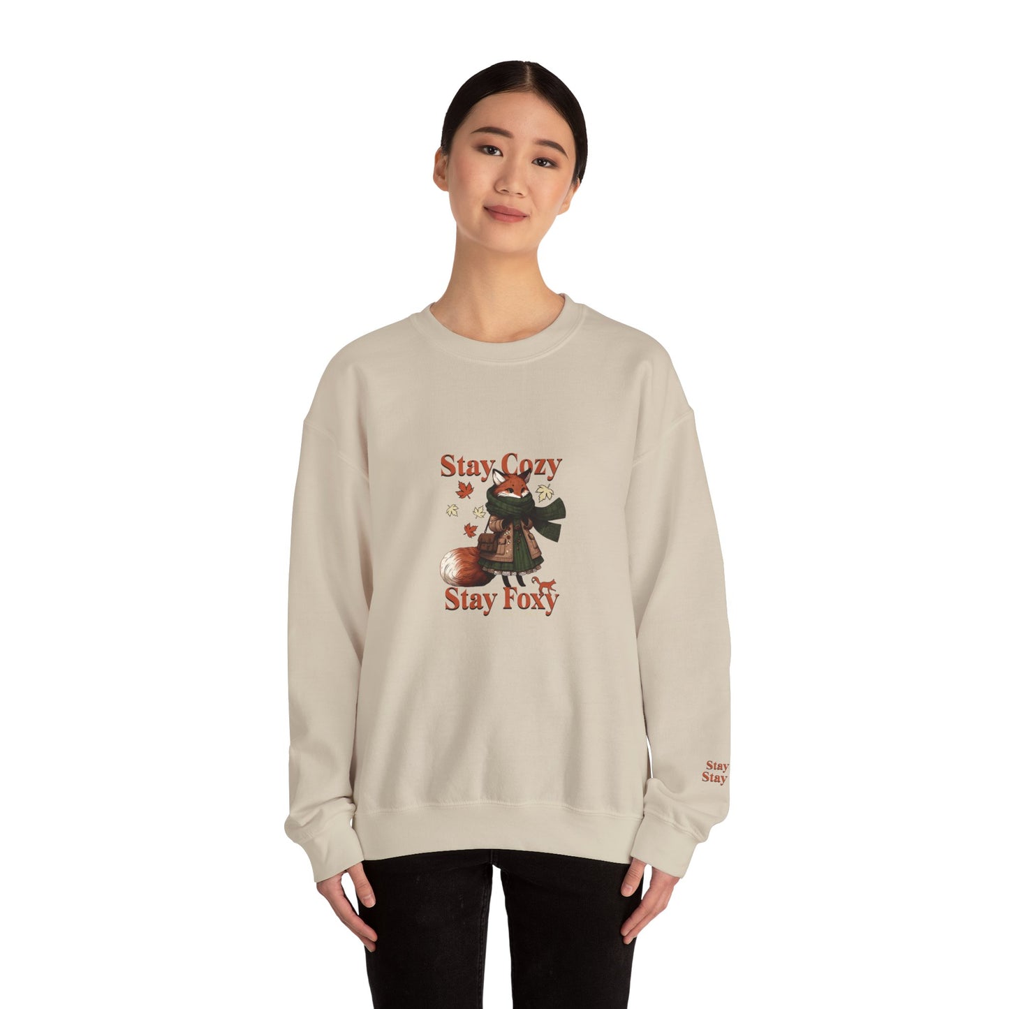 Stay Cozy Stay Foxy Women's Heavy Blend™ Crewneck Sweatshirt