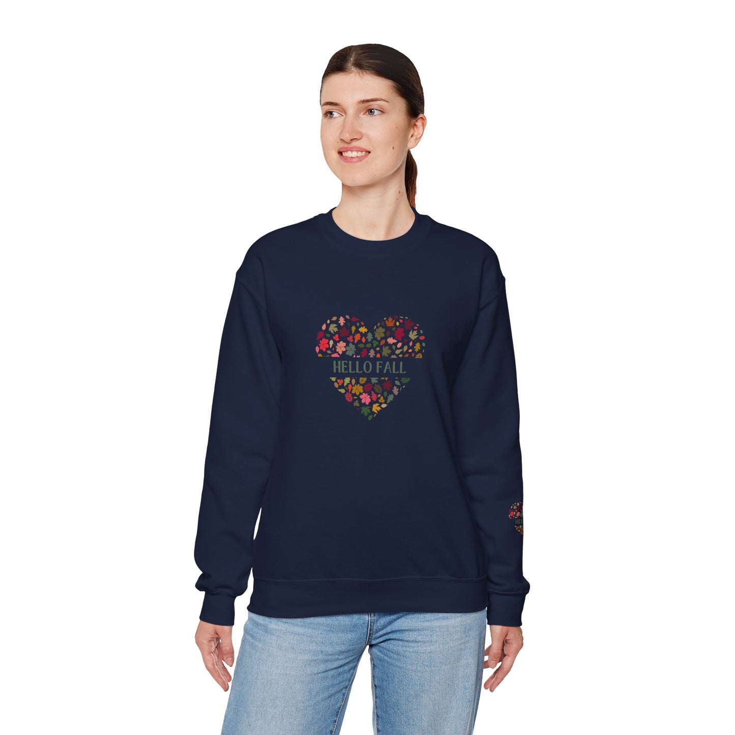 Hello Fall Women's Heavy Blend™ Crewneck Sweatshirt