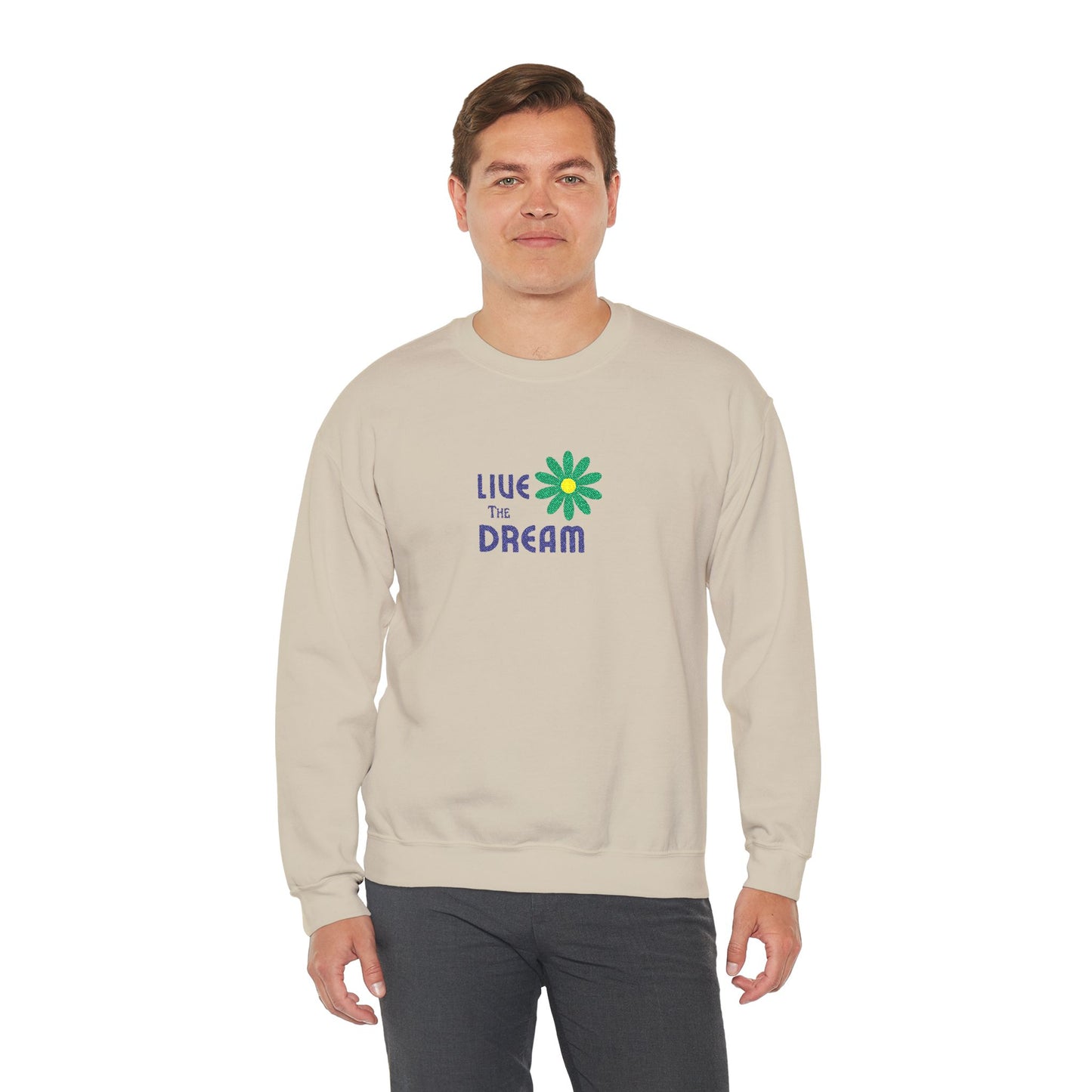 Live The Dream Unisex Heavy Blend™ Crewneck Sweatshirt