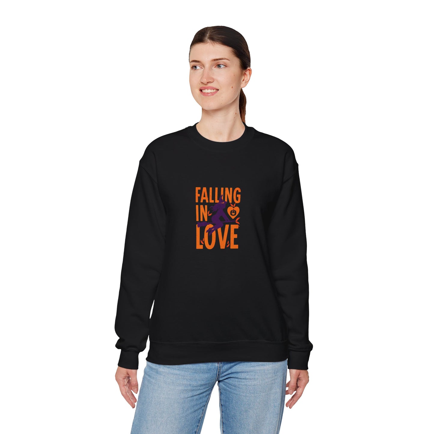 Falling In Love Women's Heavy Blend™ Crewneck Sweatshirt