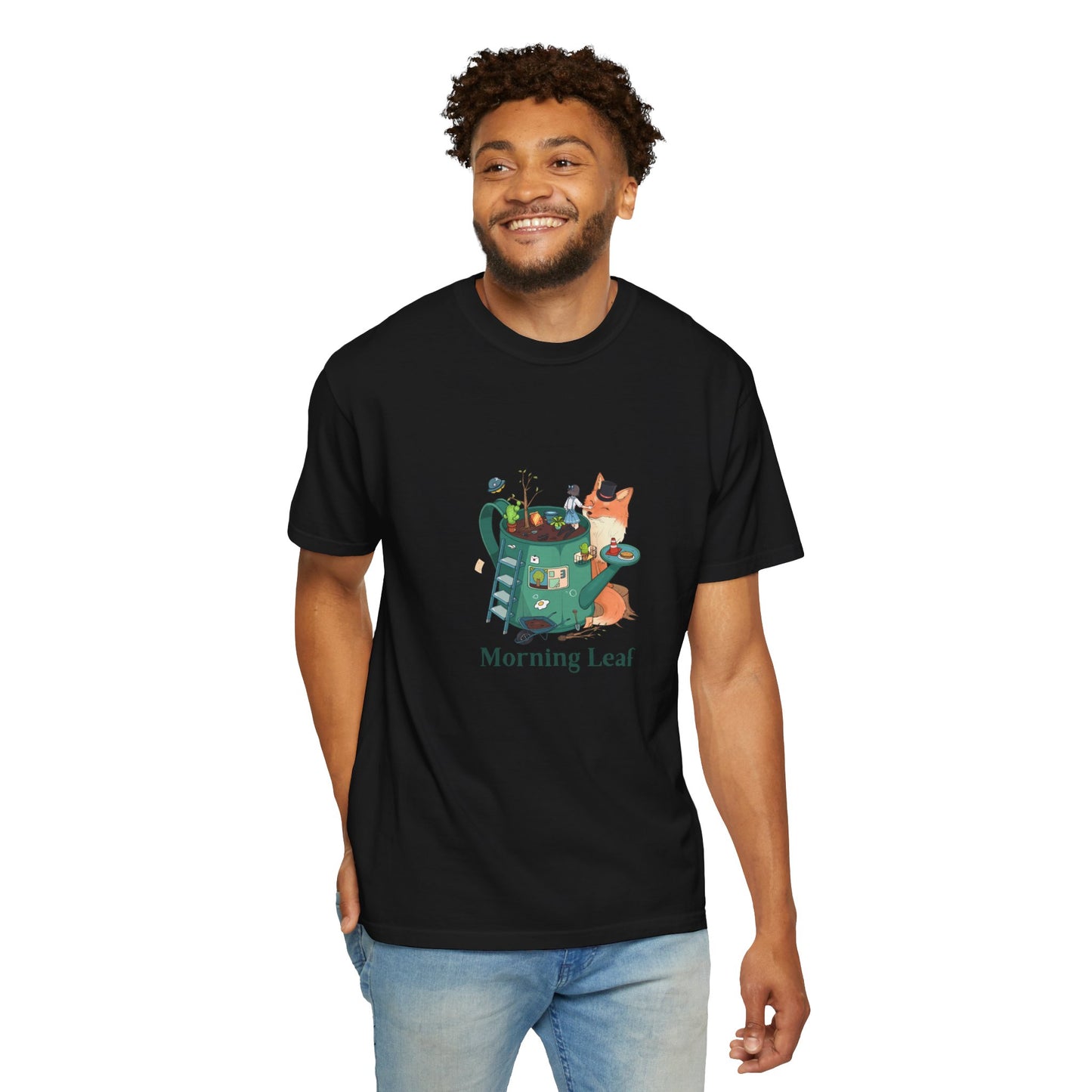 Morning Leaf Unisex Garment-Dyed T-shirt