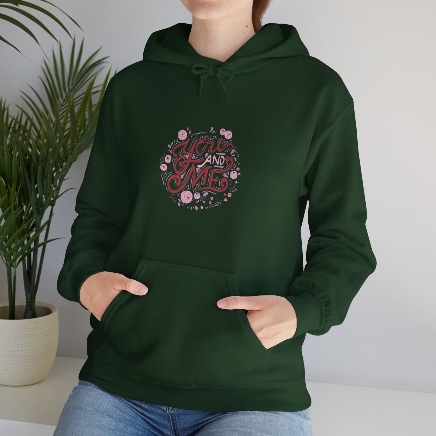 You And Me Women's Heavy Blend™ Hooded Sweatshirt