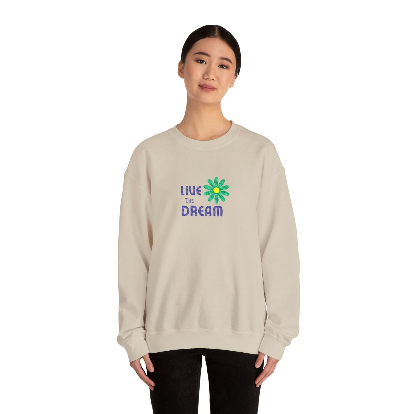 Live The Dream Unisex Heavy Blend™ Crewneck Sweatshirt