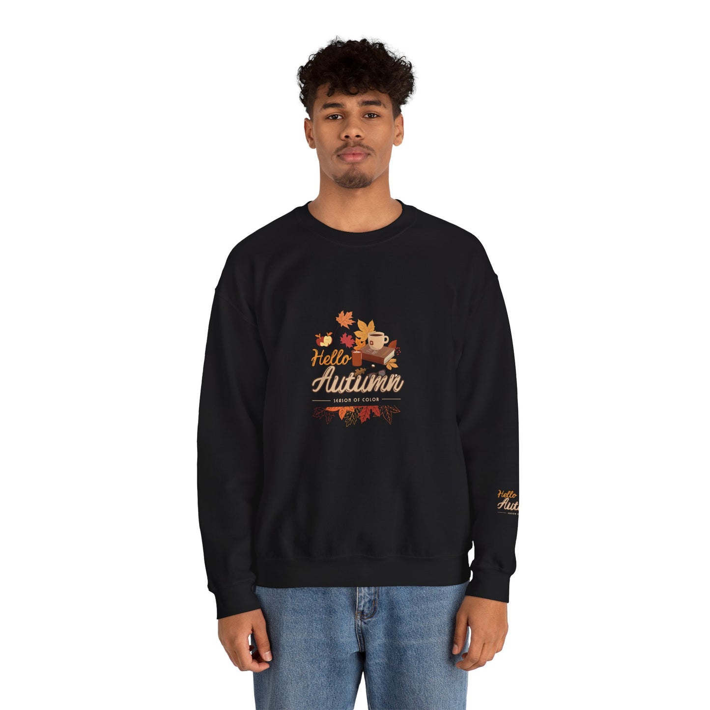 Hello Autumn Season Of Colour Unisex Heavy Blend™ Crewneck Sweatshirt