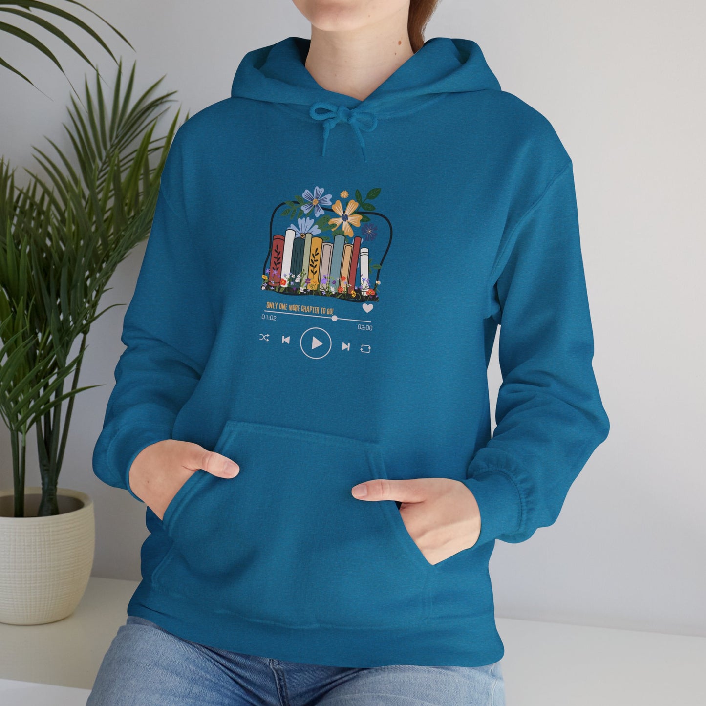 Only One More Chapter To Go Unisex Heavy Blend™ Hooded Sweatshirt