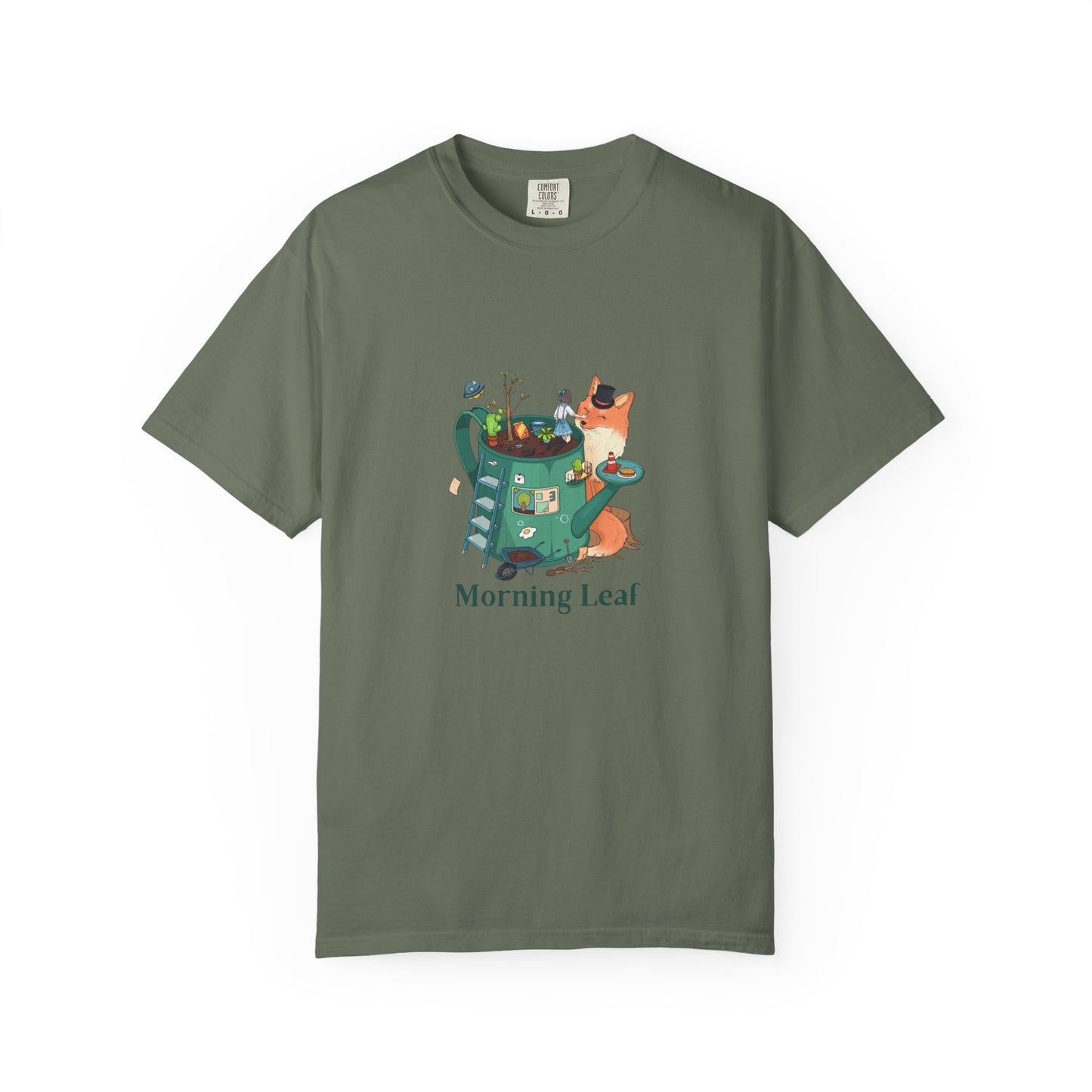 Morning Leaf Unisex Garment-Dyed T-shirt