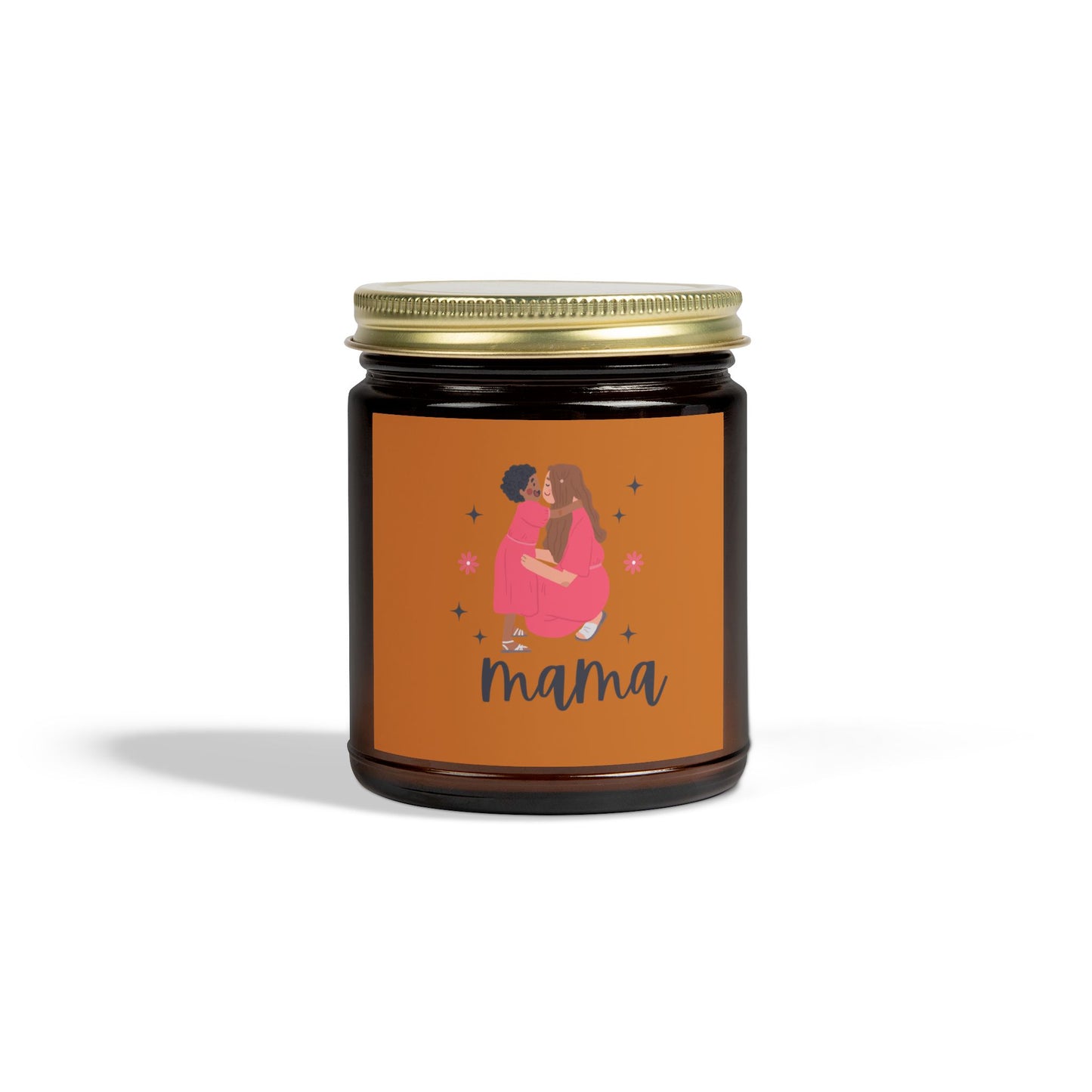 Mama Cinnamon Chai Scented Candles, Coconut Apricot Wax (9oz)