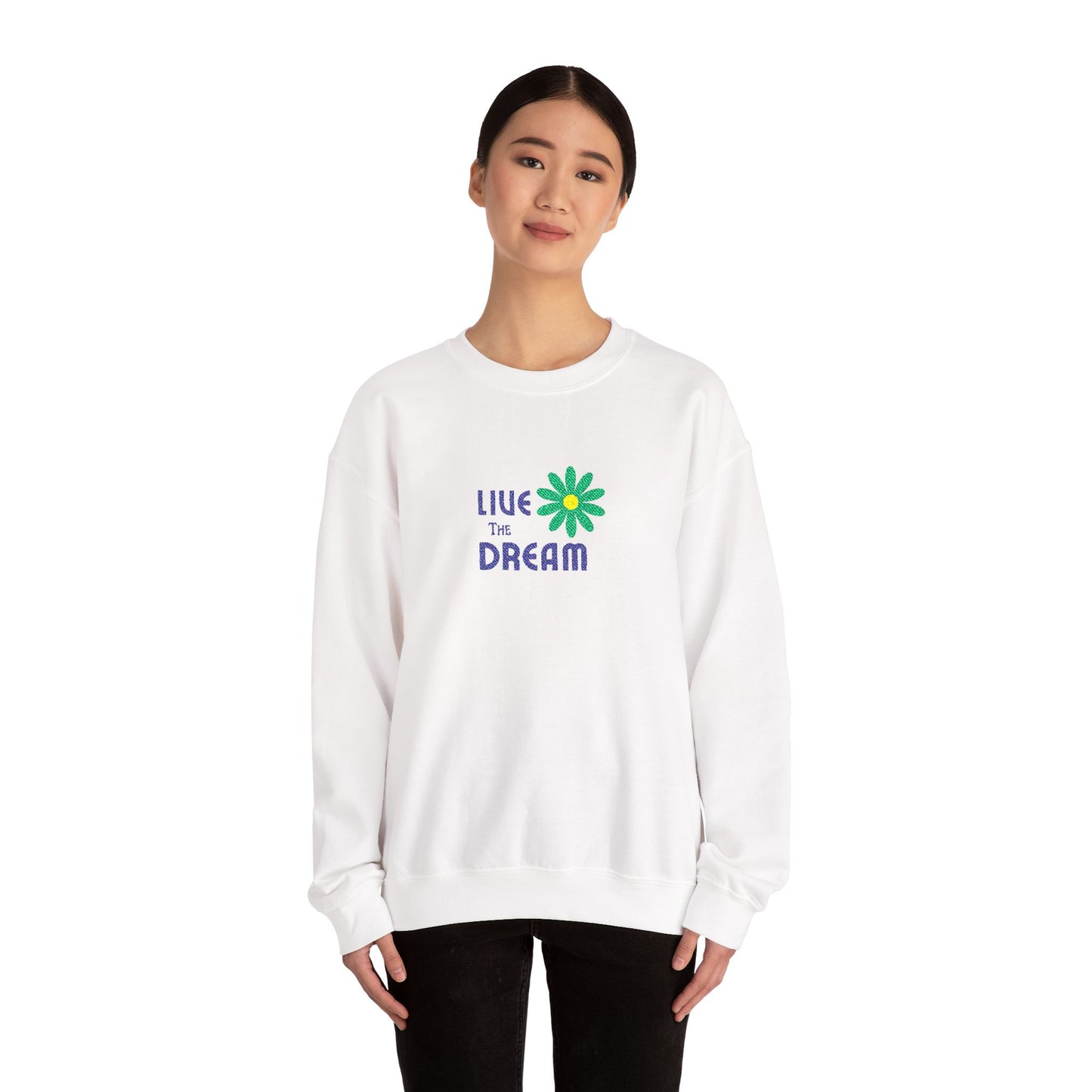 Live The Dream Unisex Heavy Blend™ Crewneck Sweatshirt