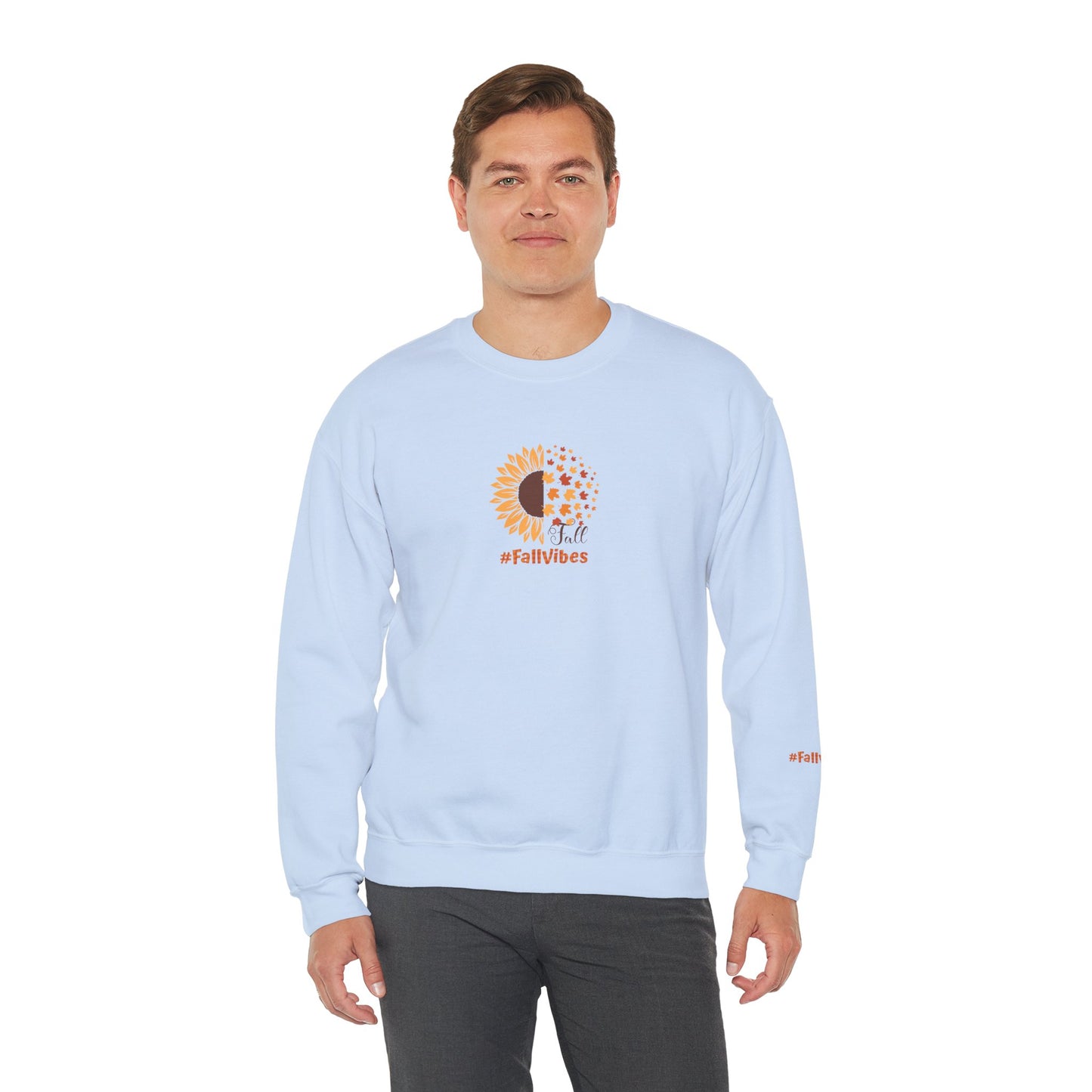 Fall Vibes Unisex Heavy Blend™ Crewneck Sweatshirt