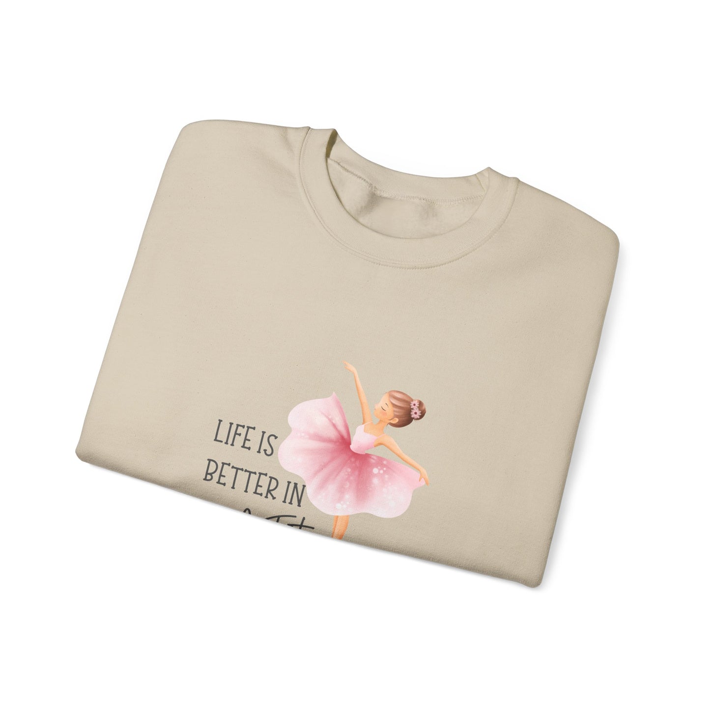 Life Is Better In A Tutu Women's Heavy Blend™ Crewneck Sweatshirt