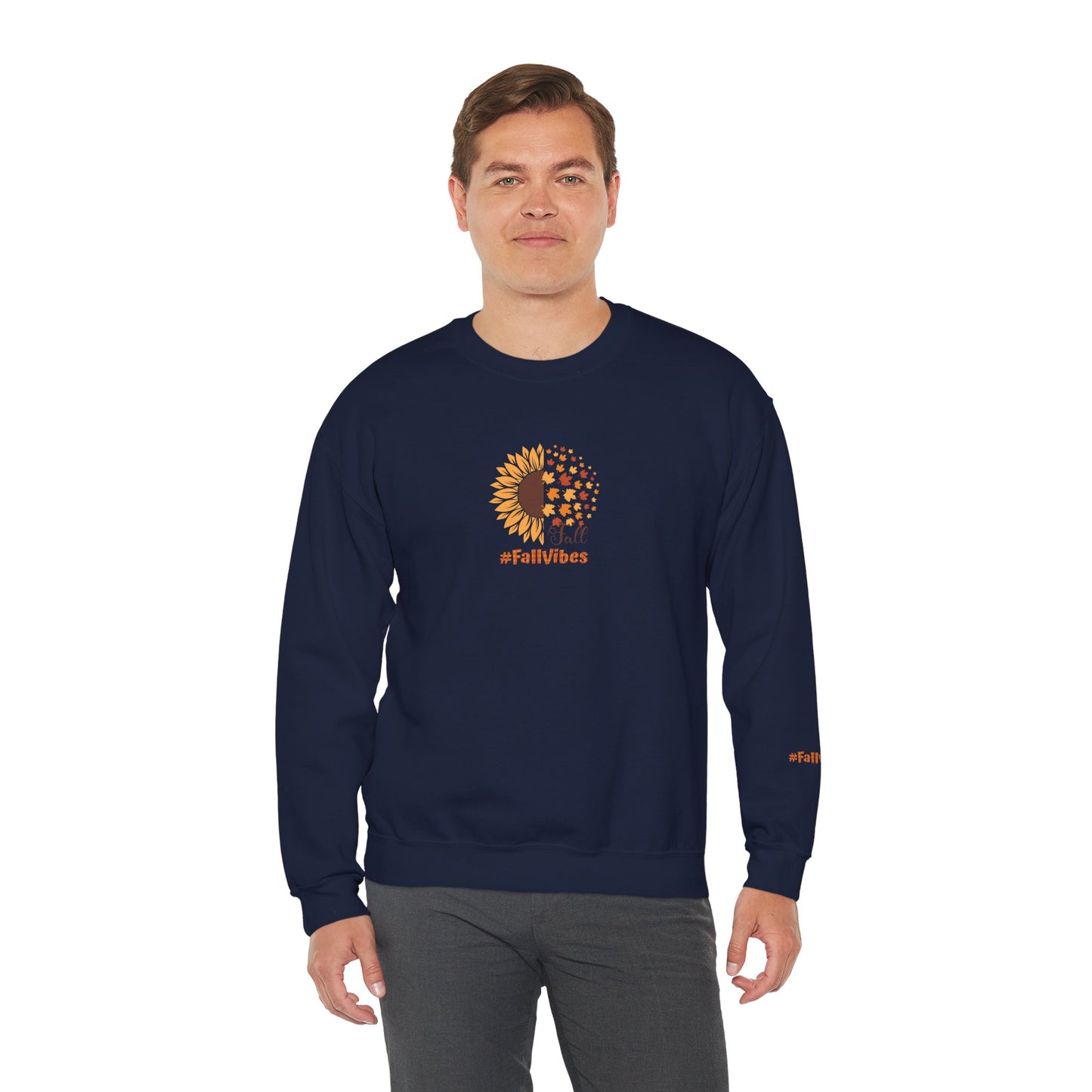 Fall Vibes Unisex Heavy Blend™ Crewneck Sweatshirt