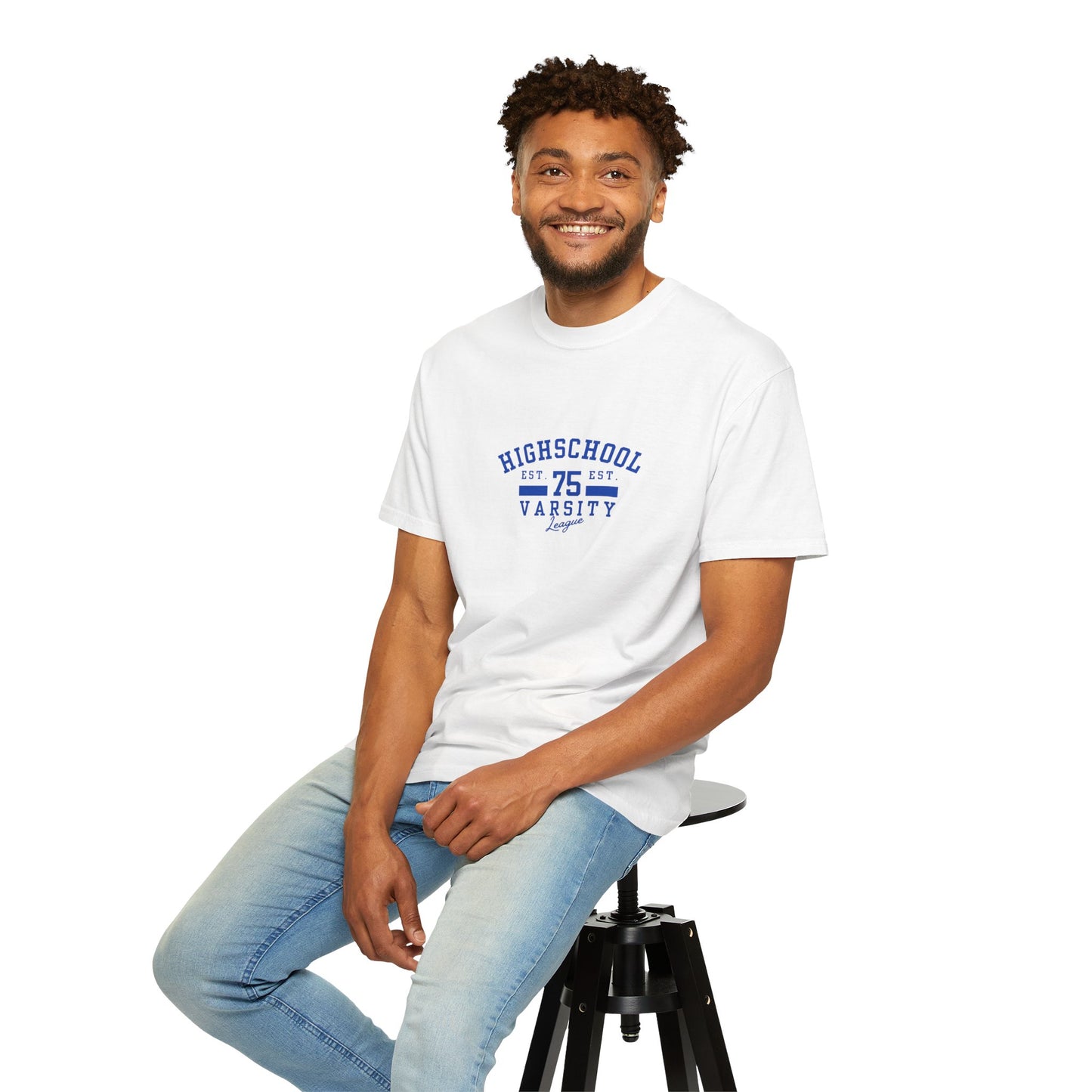 High School Varsity League Unisex Garment-Dyed T-shirt