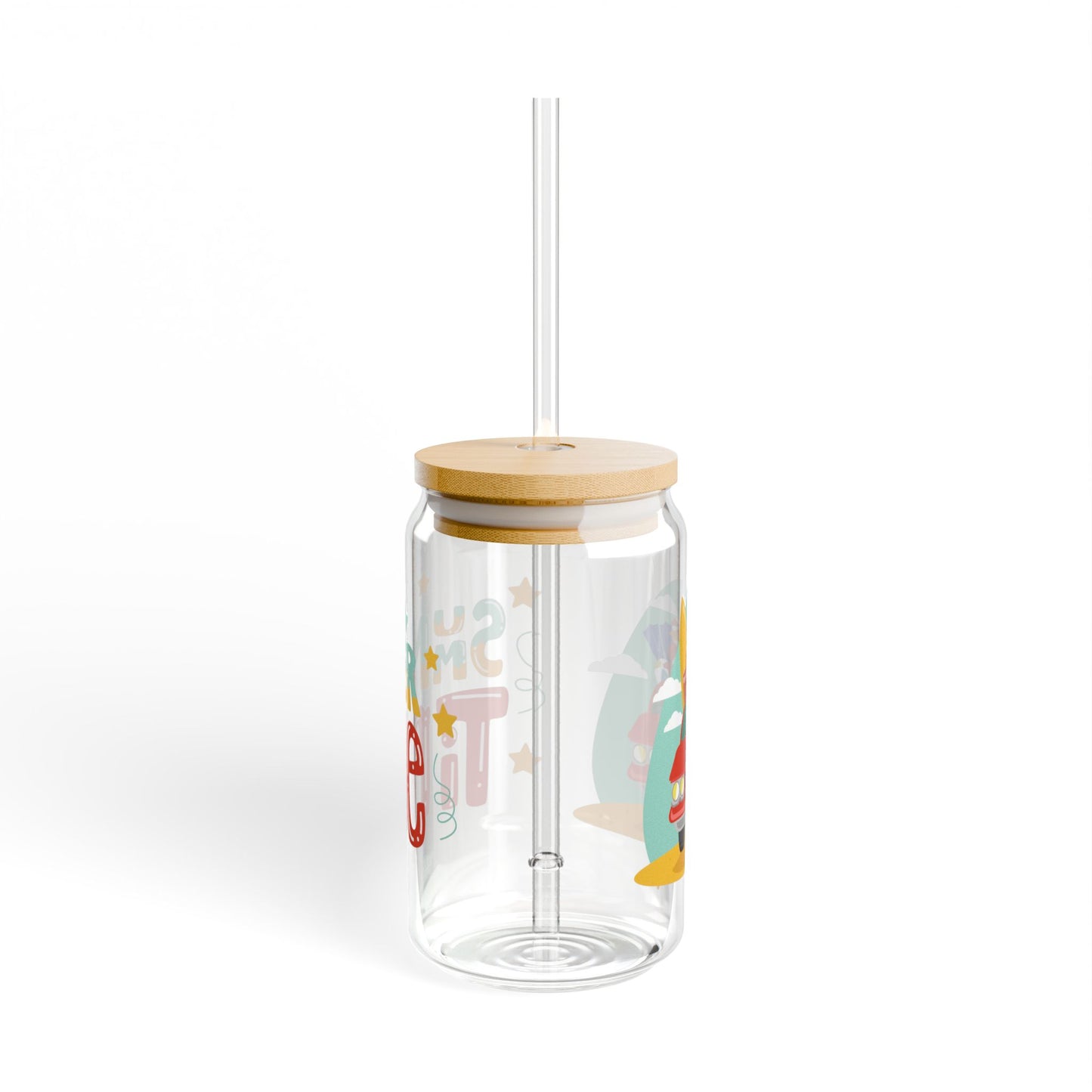 Summer Time Sipper Glass, 16oz