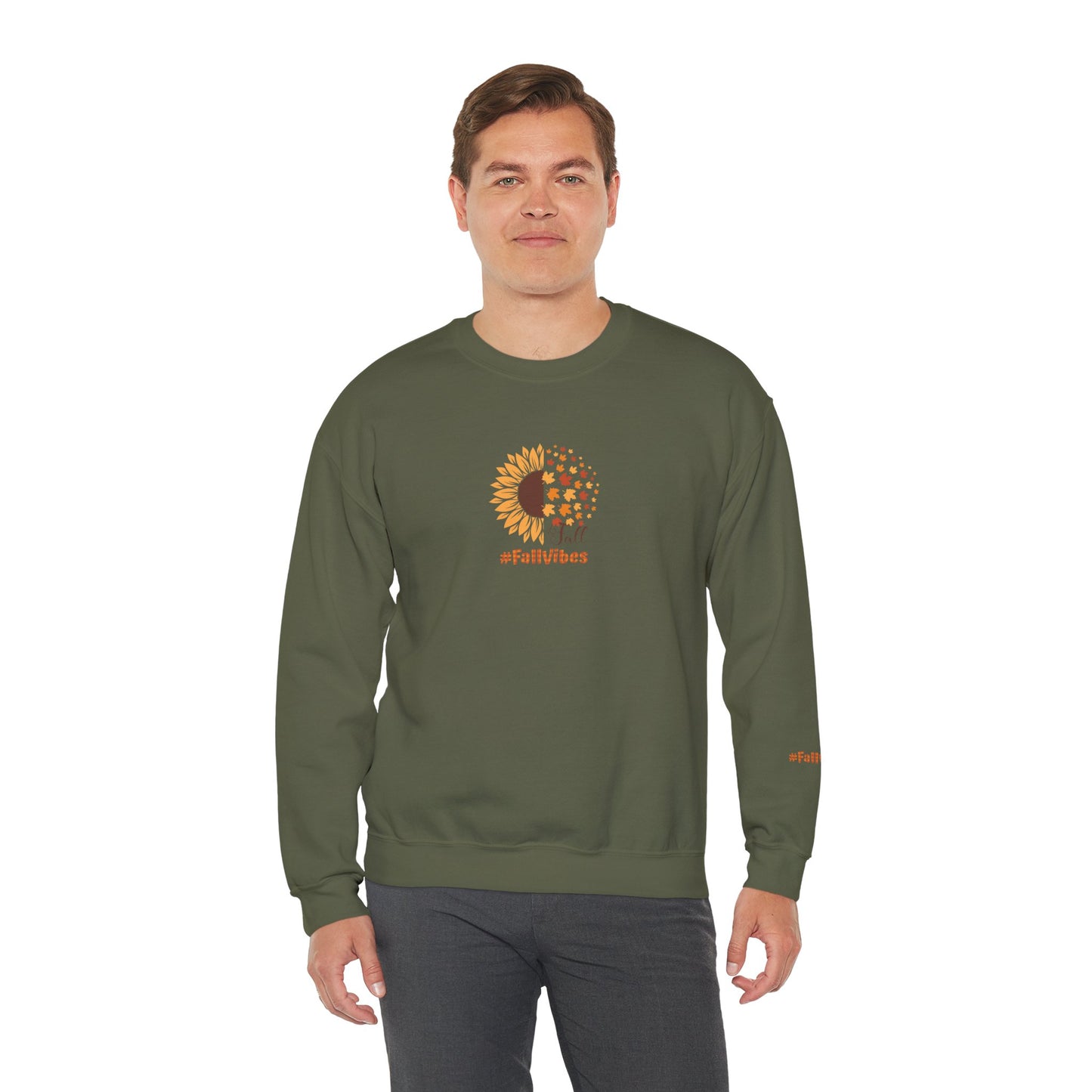 Fall Vibes Unisex Heavy Blend™ Crewneck Sweatshirt