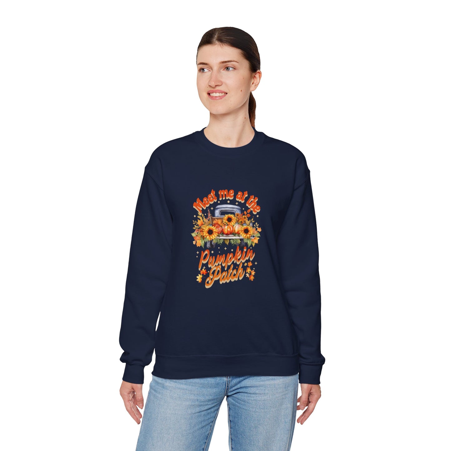 Meet Me At The Pumpkin Patch Unisex Heavy Blend™ Crewneck Sweatshirt