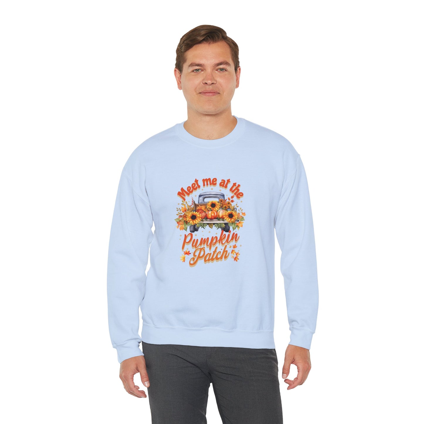 Meet Me At The Pumpkin Patch Unisex Heavy Blend™ Crewneck Sweatshirt