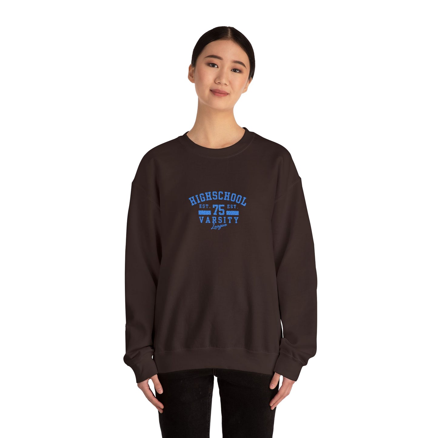 Highschool Unisex Heavy Blend™ Crewneck Sweatshirt (Embroidery Decoration)