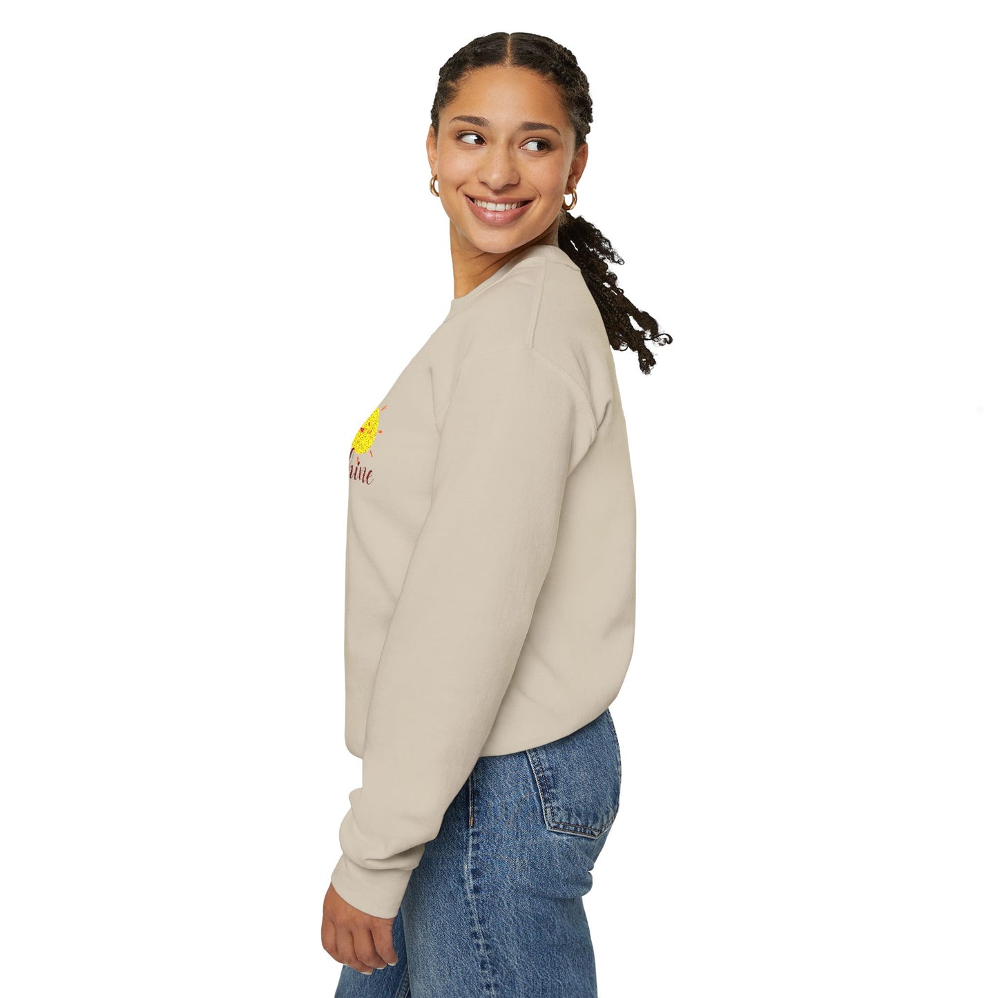 Hello Sunshine Unisex Heavy Blend™ Crewneck Sweatshirt (Embroidery Decoration)