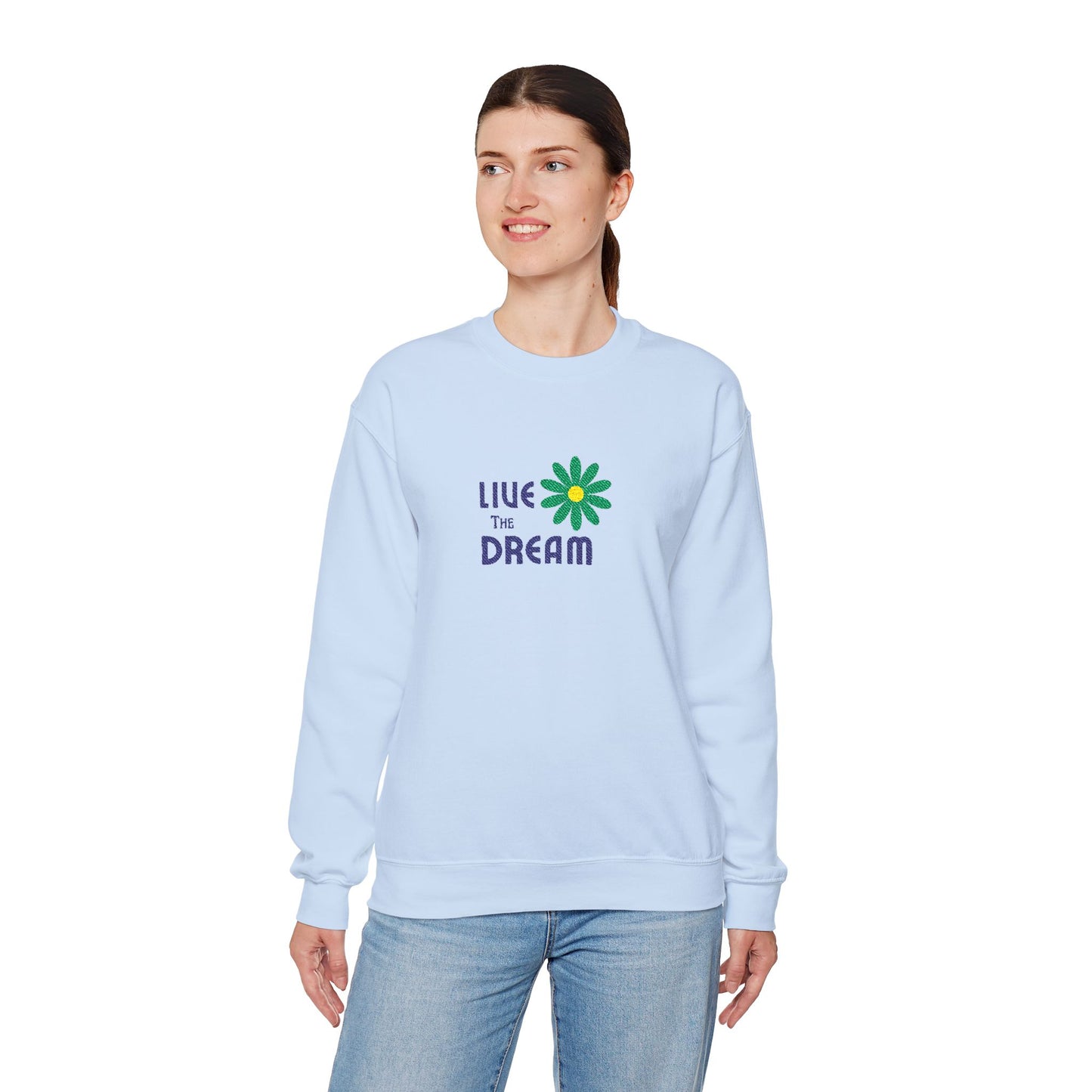 Live The Dream Unisex Heavy Blend™ Crewneck Sweatshirt