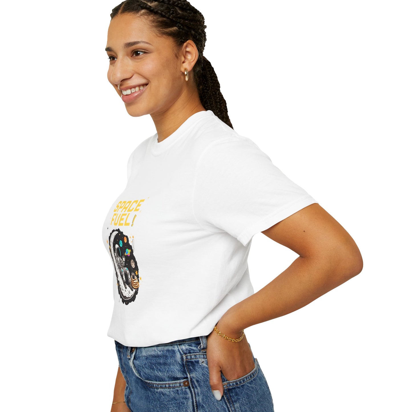 Space Fuel Unisex Garment-Dyed T-shirt