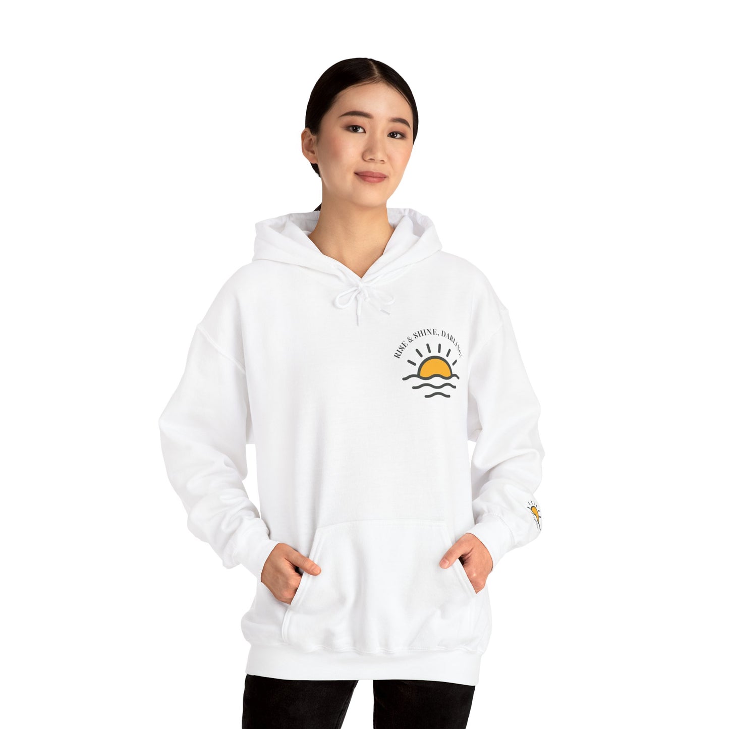 Rise And Shine, Darling! Unisex Heavy Blend™ Hooded Sweatshirt