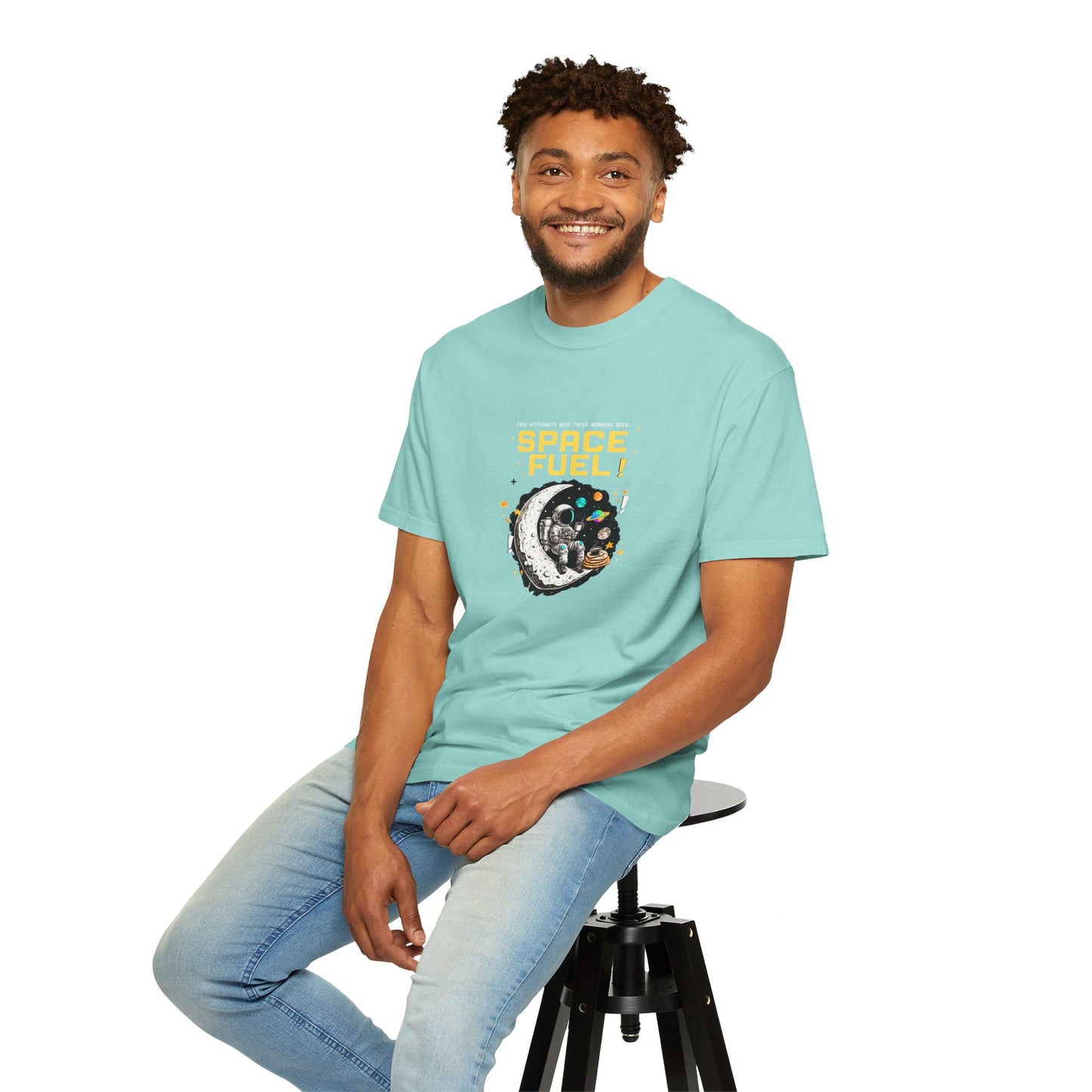 Space Fuel Unisex Garment-Dyed T-shirt