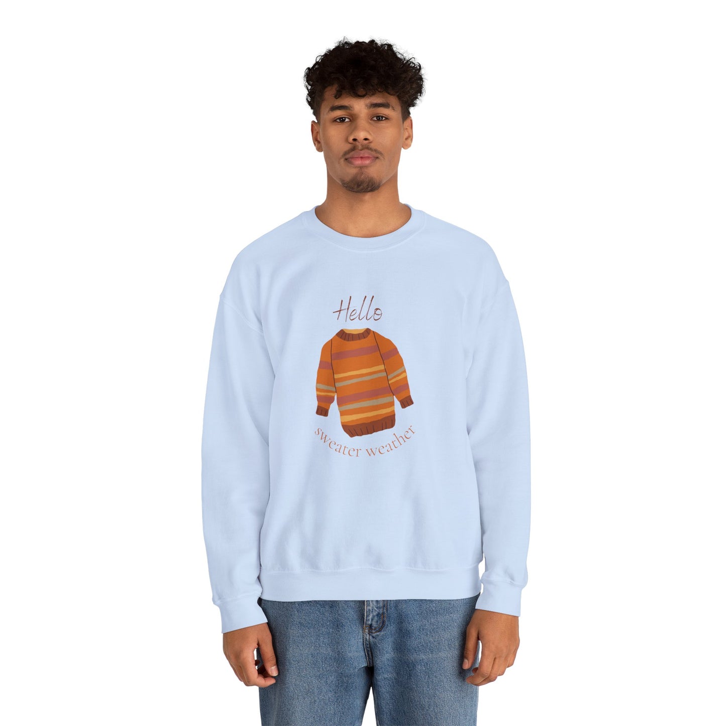 Hello Sweater Weather Unisex Heavy Blend™ Crewneck Sweatshirt