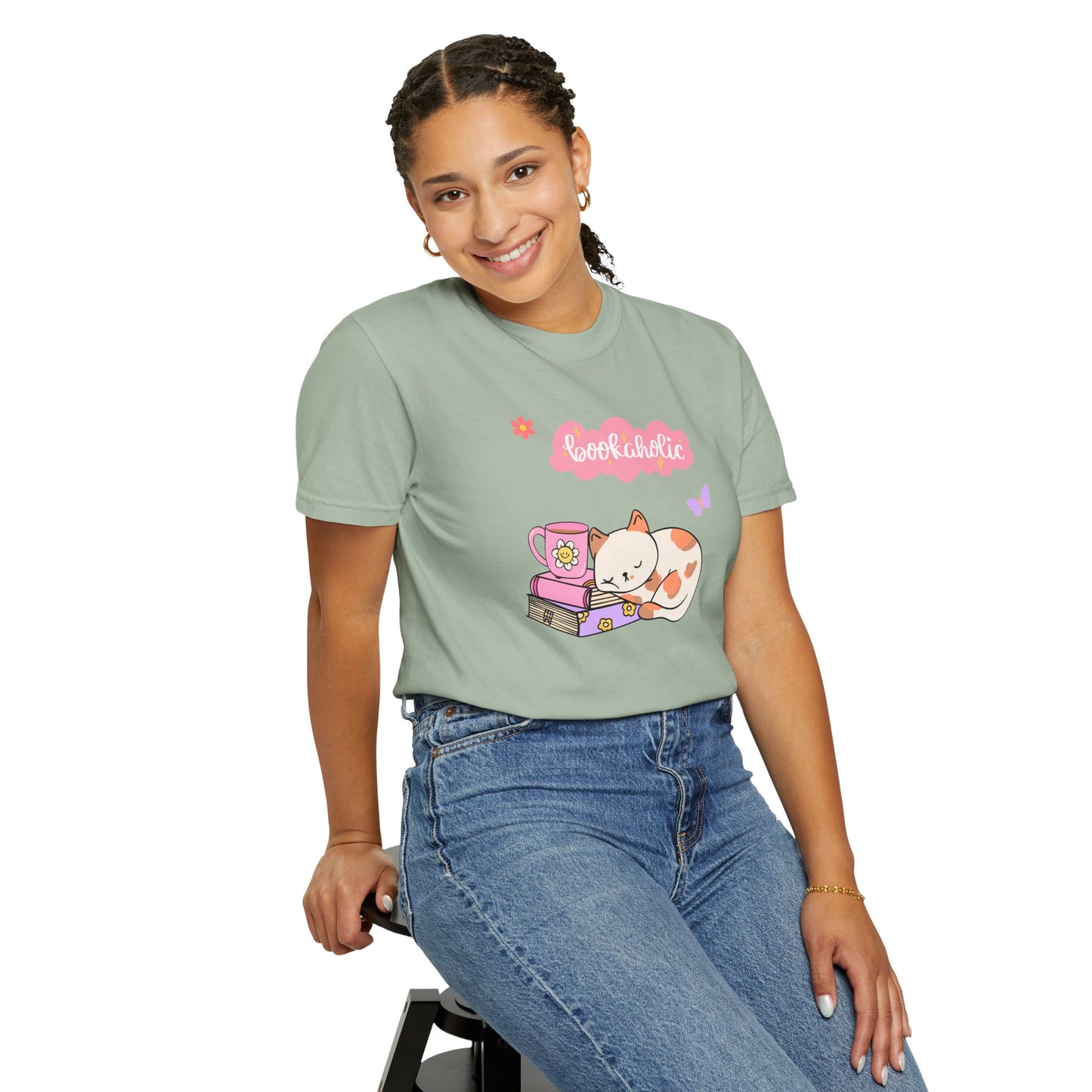 Bookaholic Unisex Garment-Dyed T-shirt