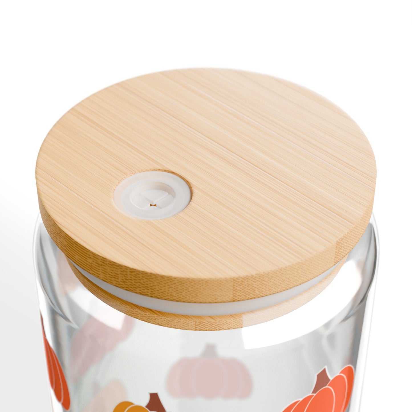 Autumn Pumpkins Sipper Glass, 16oz